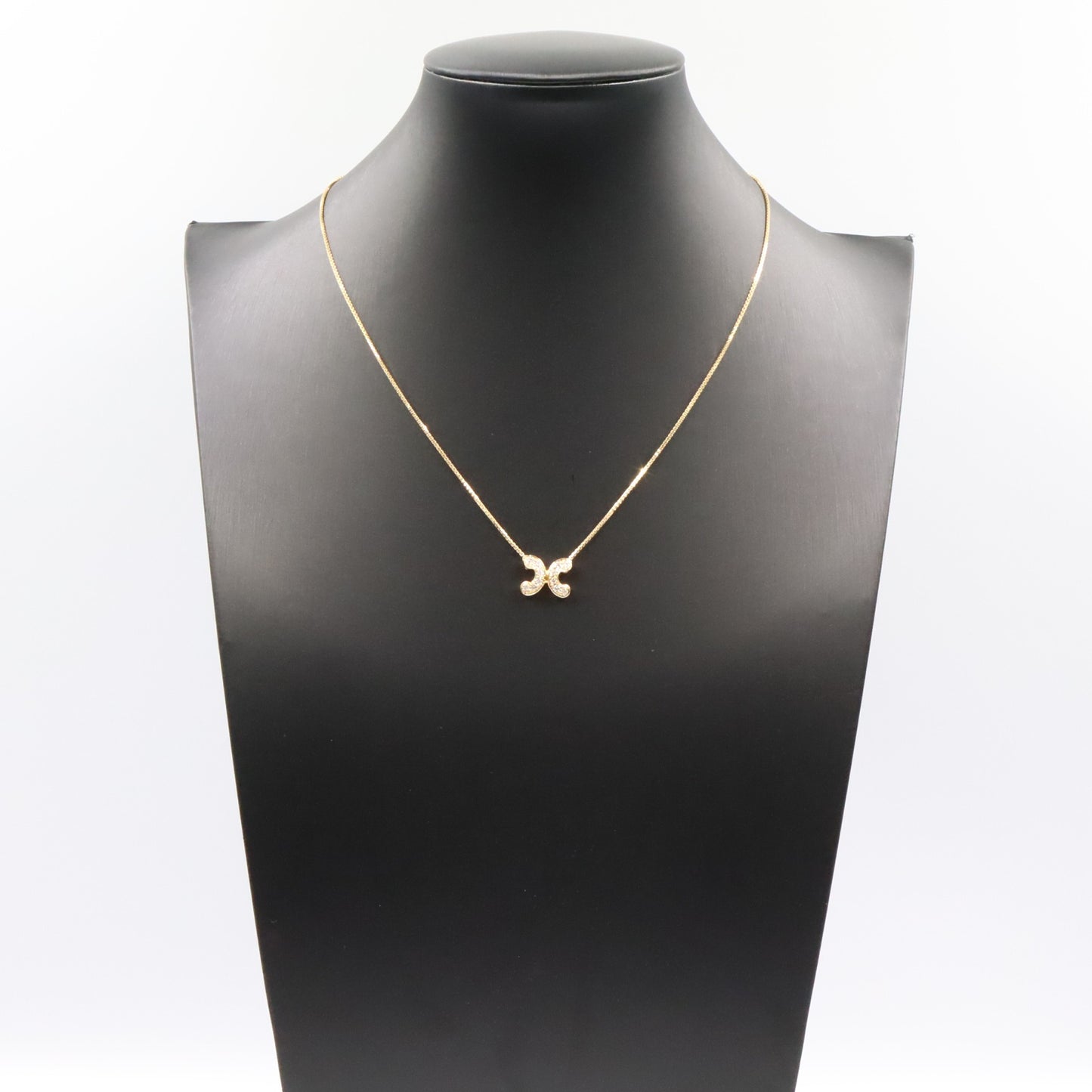 マカダム ダイヤ ネックレス ネックレス K18YG ダイヤモンド イエローゴールド クリア セリーヌ アクセサリー CELINE