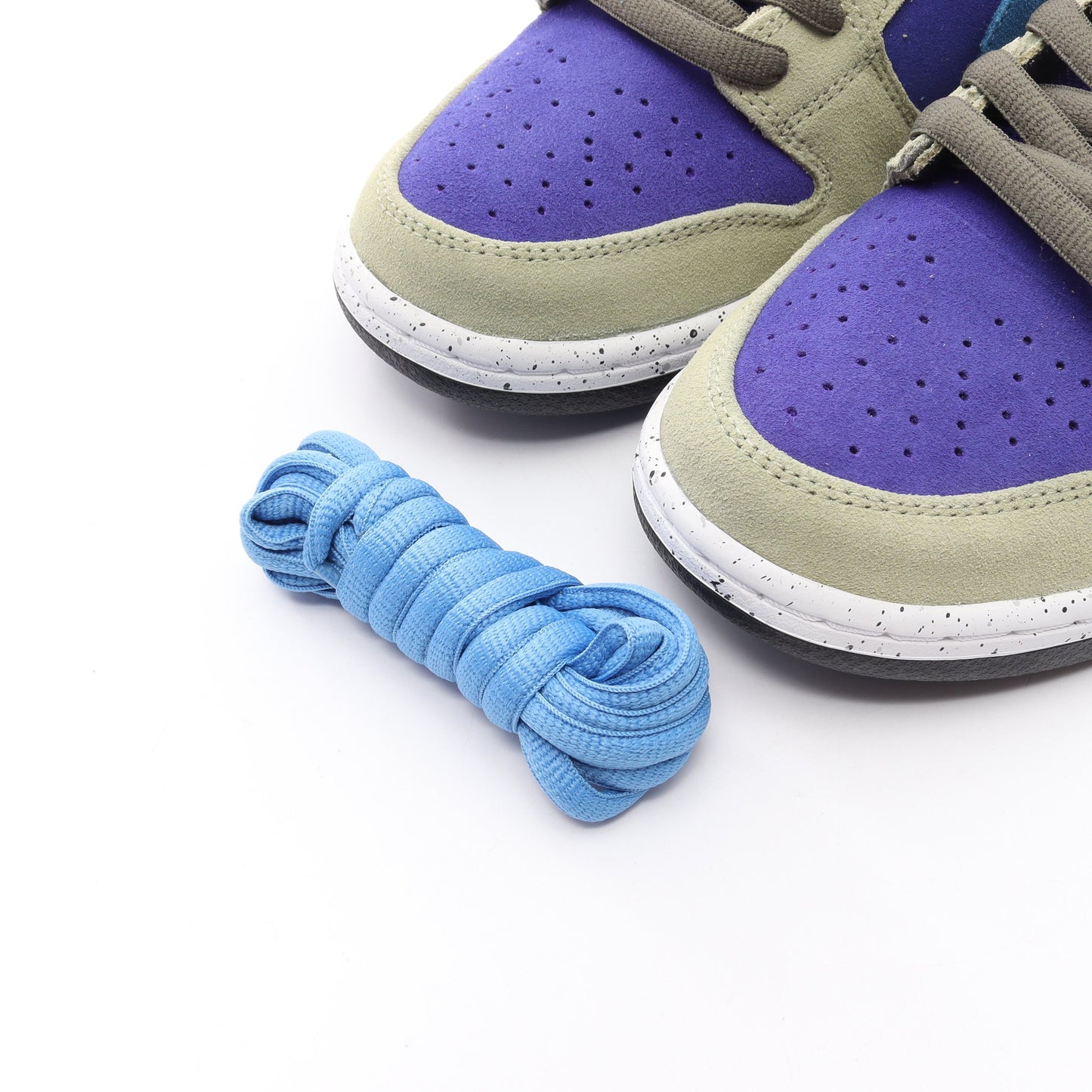 SB DUNK LOW PRO ローカットスニーカー スエード ファブリック ブルー カーキグリーン ナイキエスビー