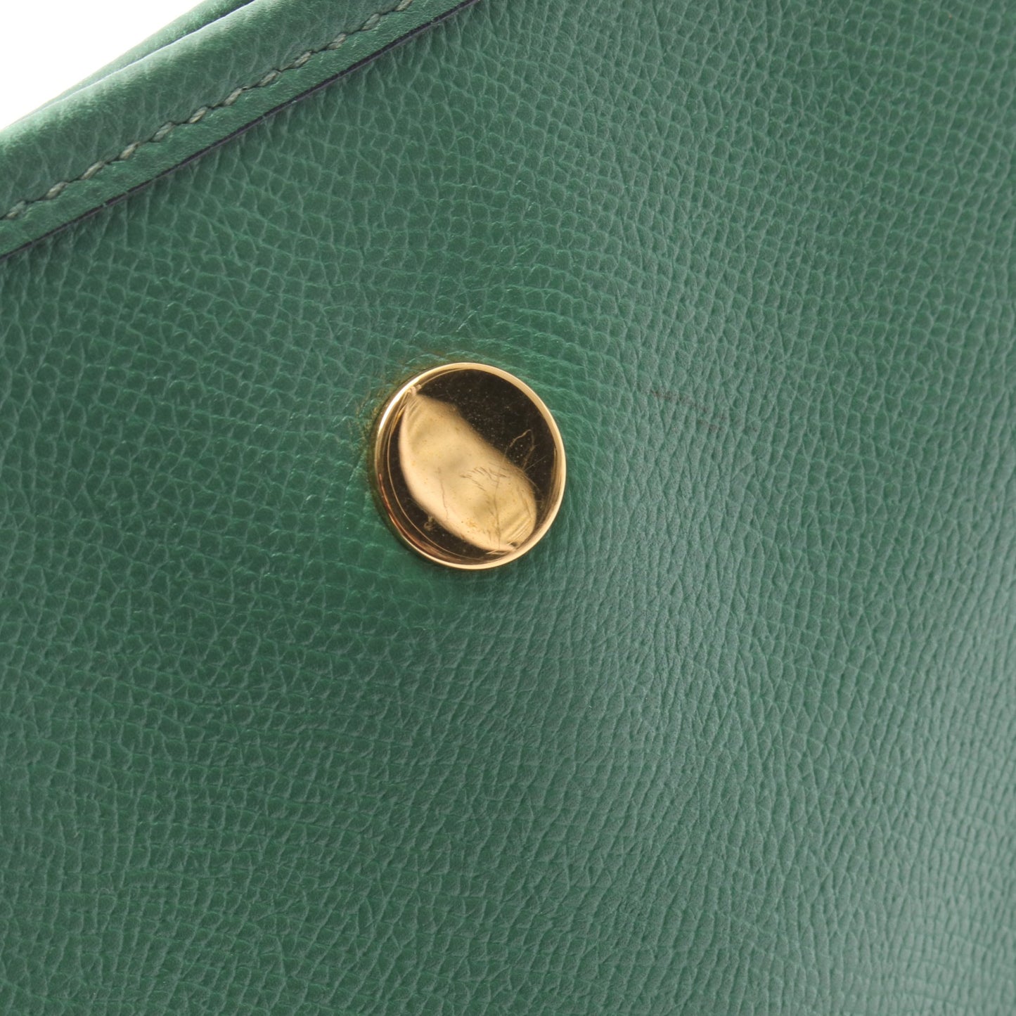 ヴェスパPM ショルダーバッグ クシュベル グリーン ゴールド金具 □A刻印 エルメス バッグ HERMES