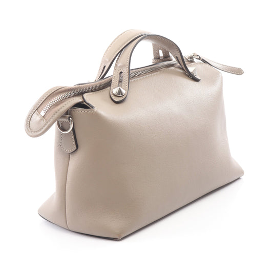BY THE WAY MEDIUM バイザウェイ ミディアム 2WAY 別売りショルダーストラップ付き ハンドバッグ レザー グレーベージュ フェンディ バッグ FENDI
