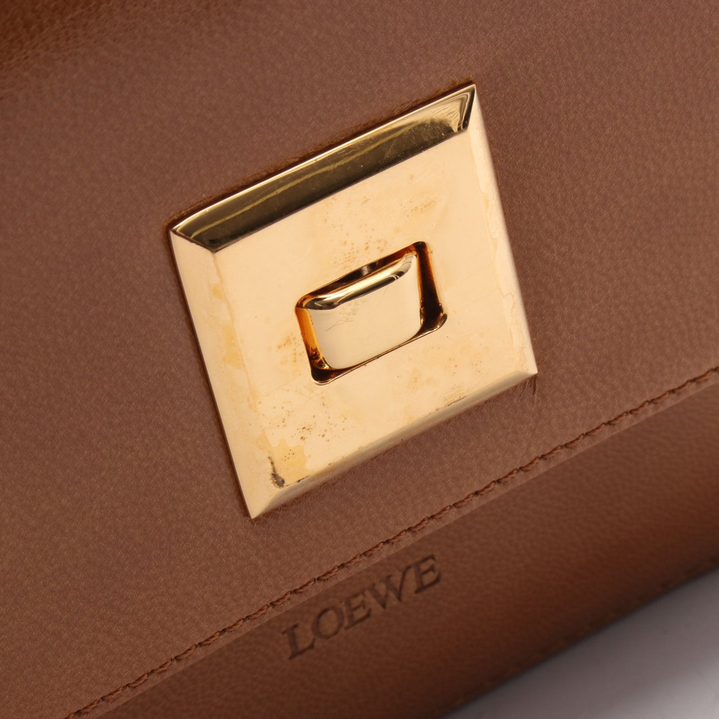 ショルダーバッグ ワンショルダーバッグ レザー ブラウン ロエベ バッグ LOEWE