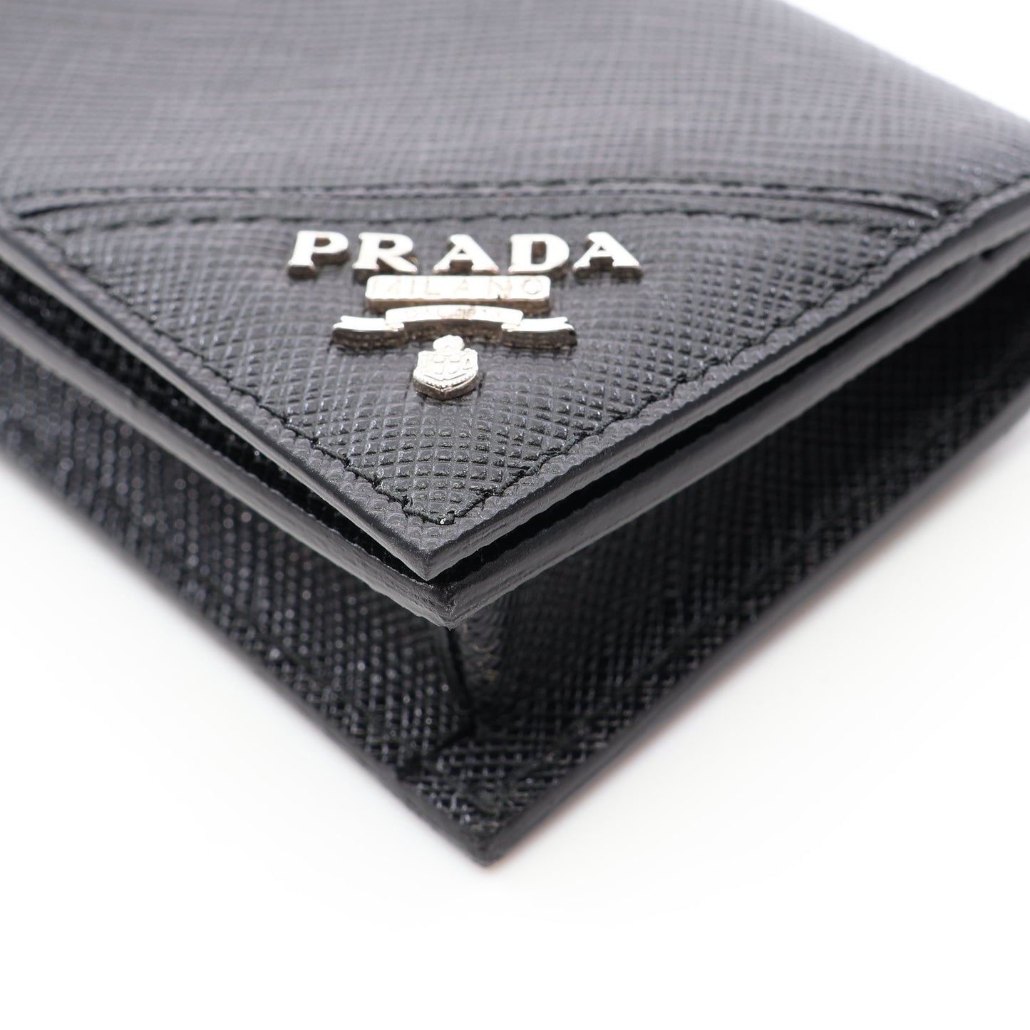 SAFFIANO METAL カードケース 名刺入れ サフィアーノレザー ブラック プラダ 財布・小物 PRADA