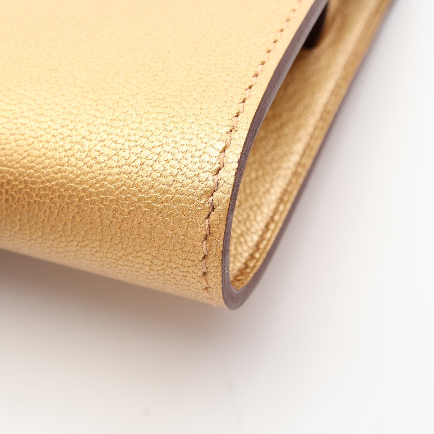 ケリートゥーゴー ドレ ショルダーウォレット シェーブルシャムキラ ゴールド ゴールド金具 K刻印 エルメス バッグ HERMES
