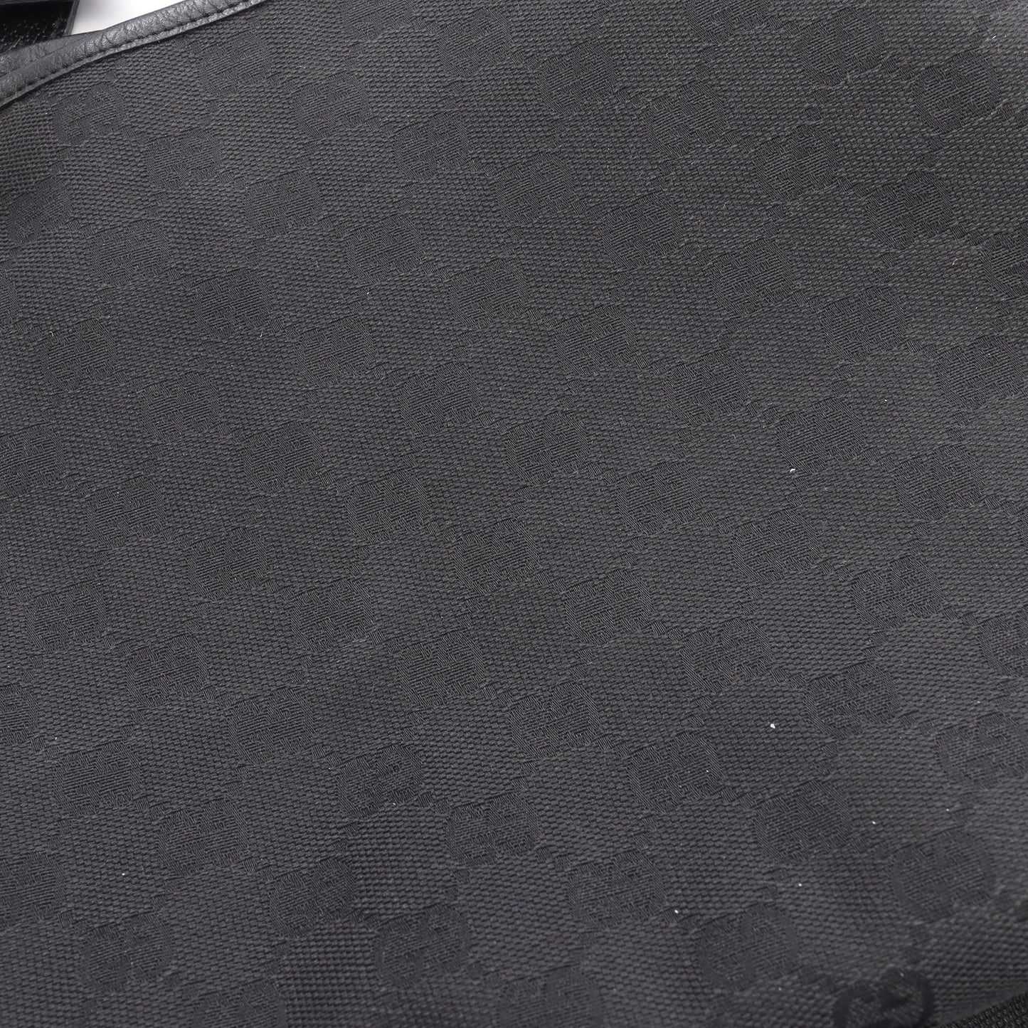 アビー GGキャンバス ショルダーバッグ キャンバス レザー ブラック グッチ バッグ GUCCI