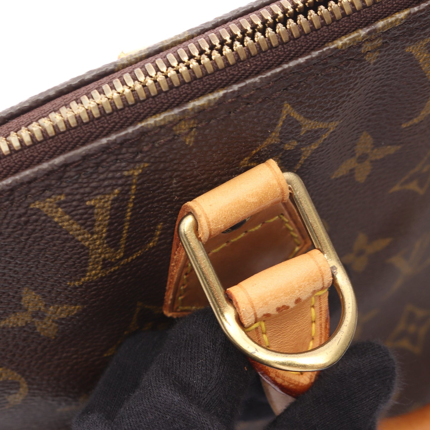アルマPM モノグラム ハンドバッグ PVC レザー ブラウン ルイヴィトン バッグ LOUIS VUITTON