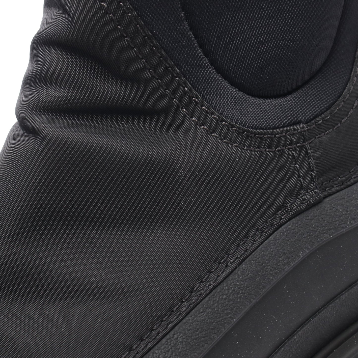 Re-Nylon モノリス ギャバジン ブーツ ナイロン ラバー ブラック プラダ