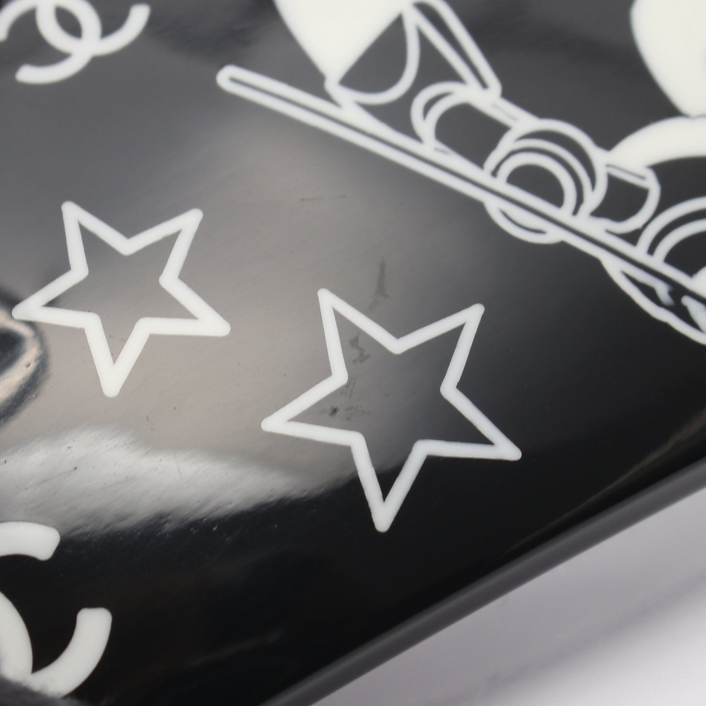 ココマーク ヘッドホン バレッタ ブラック ホワイト 04P シャネル