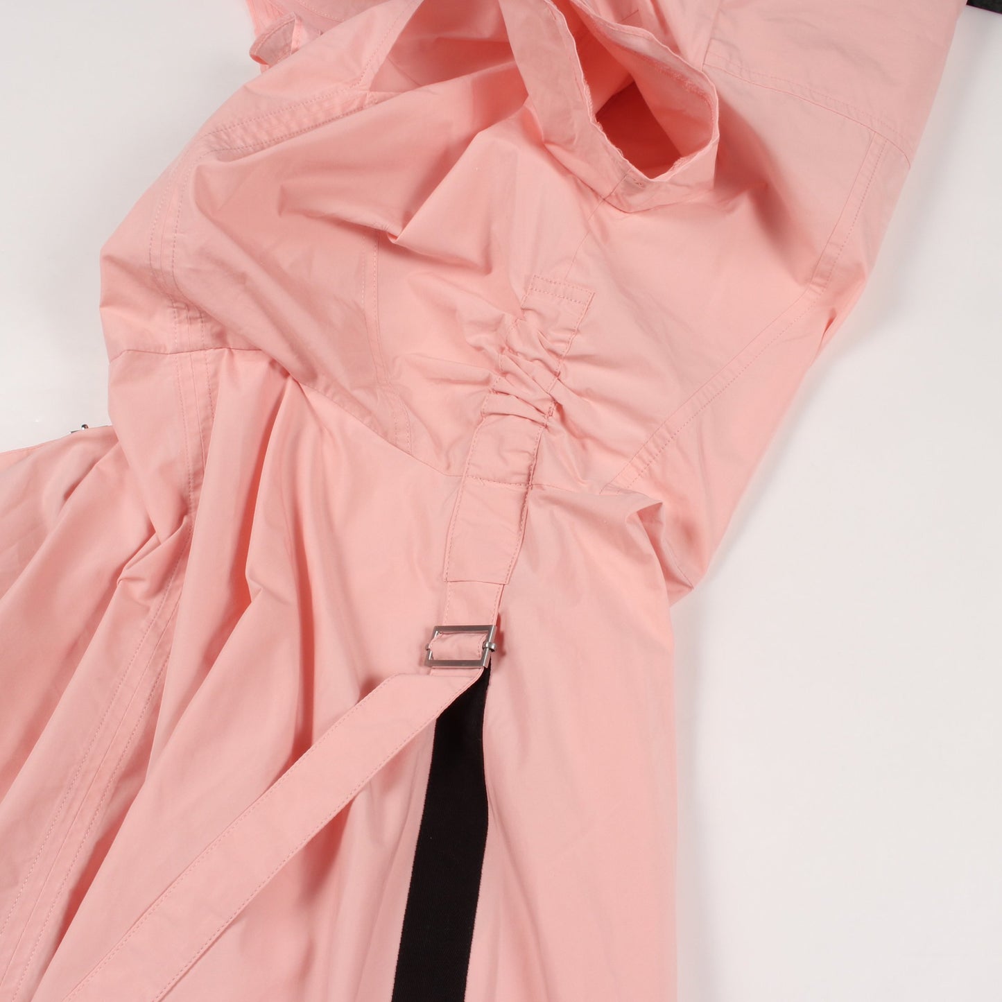 Tulip Sleeve V-Neck Dress ワンピース コットン ピンク スリーワンフィリップリム