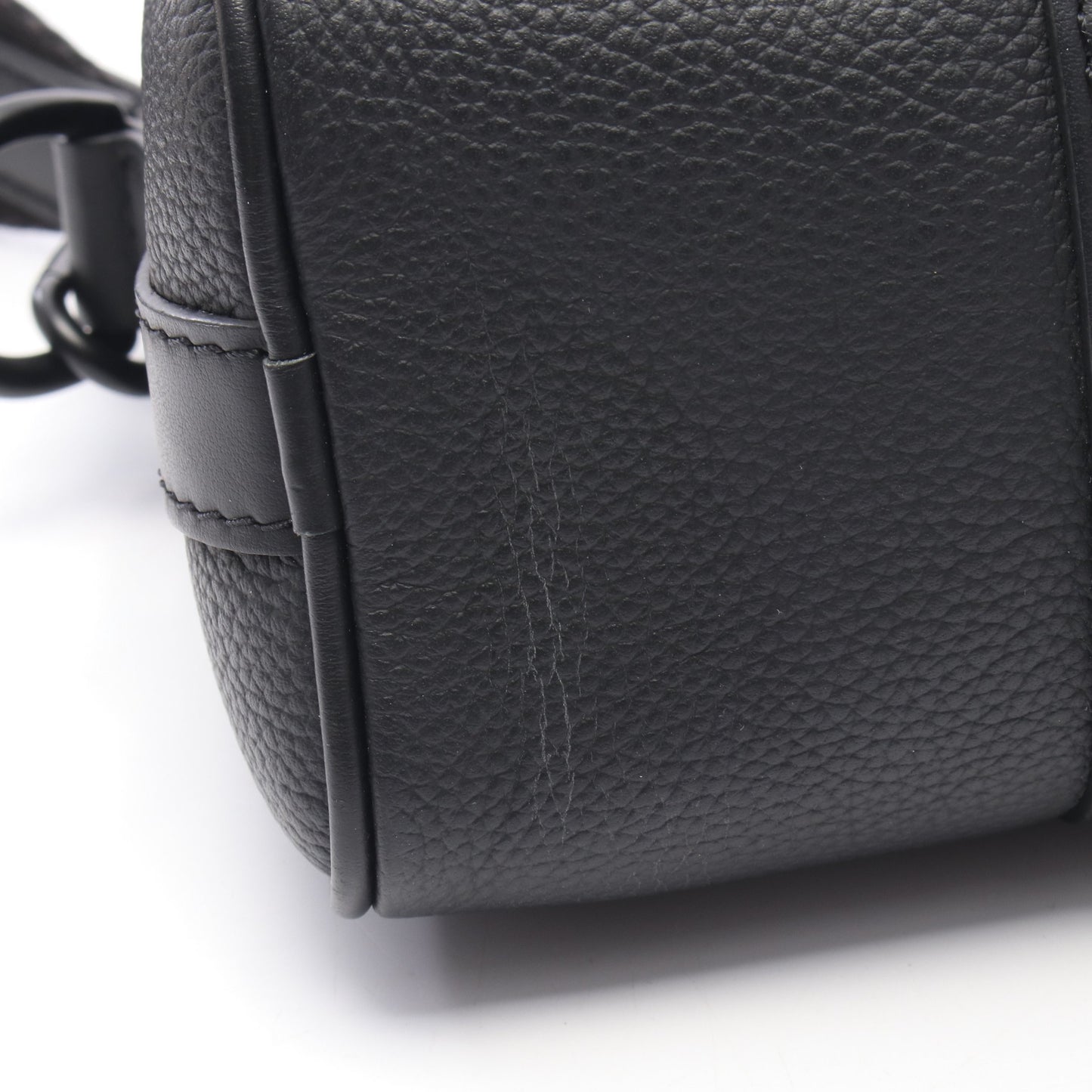 キーポルXS LVアエログラム 2WAY ハンドバッグ レザー ブラック ルイヴィトン バッグ LOUIS VUITTON