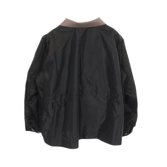 Doeskin Mix Jacket テーラードジャケット ウール ブラック グレーブラウン サカイ