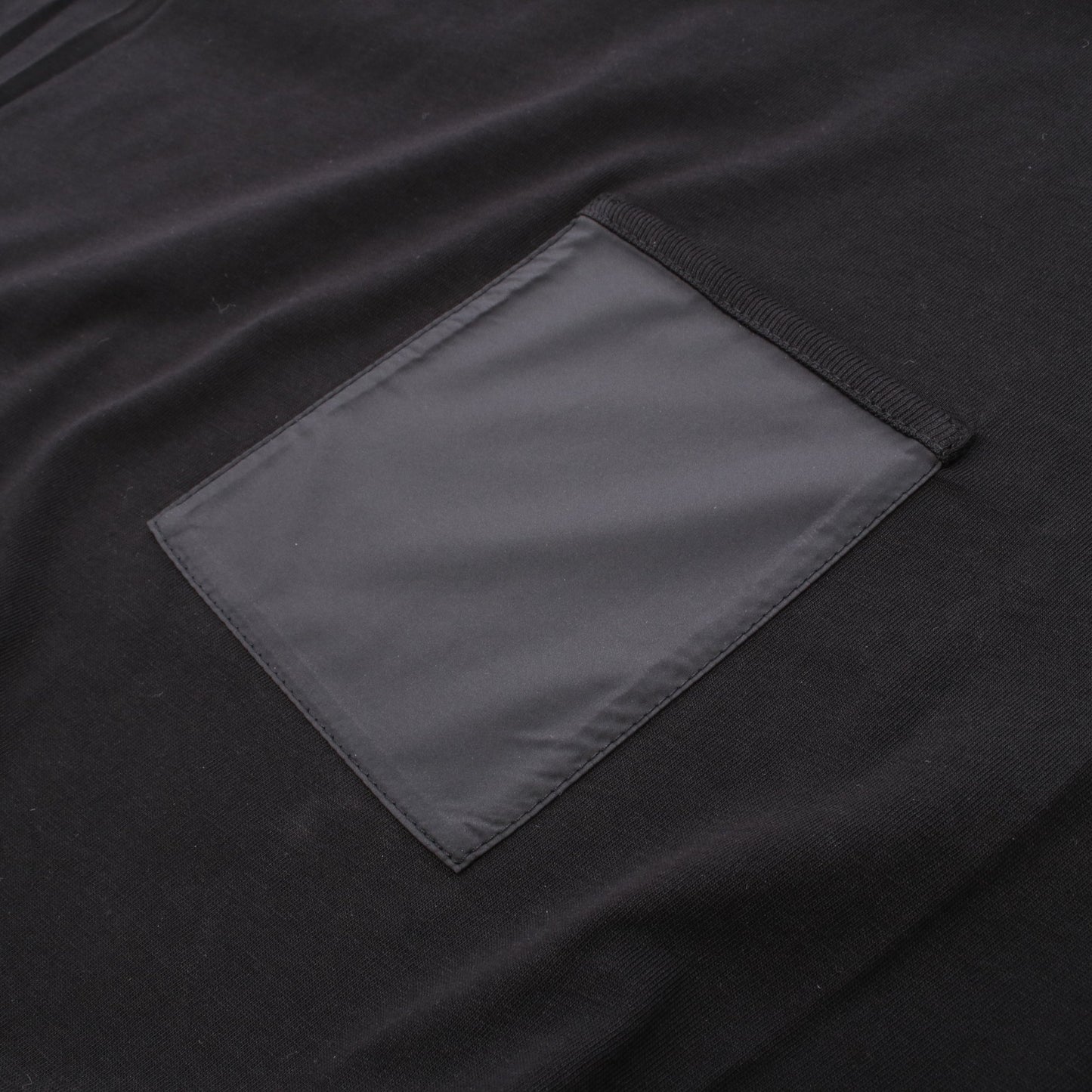 ポケット付き Tシャツ コットン ブラック モンクレール