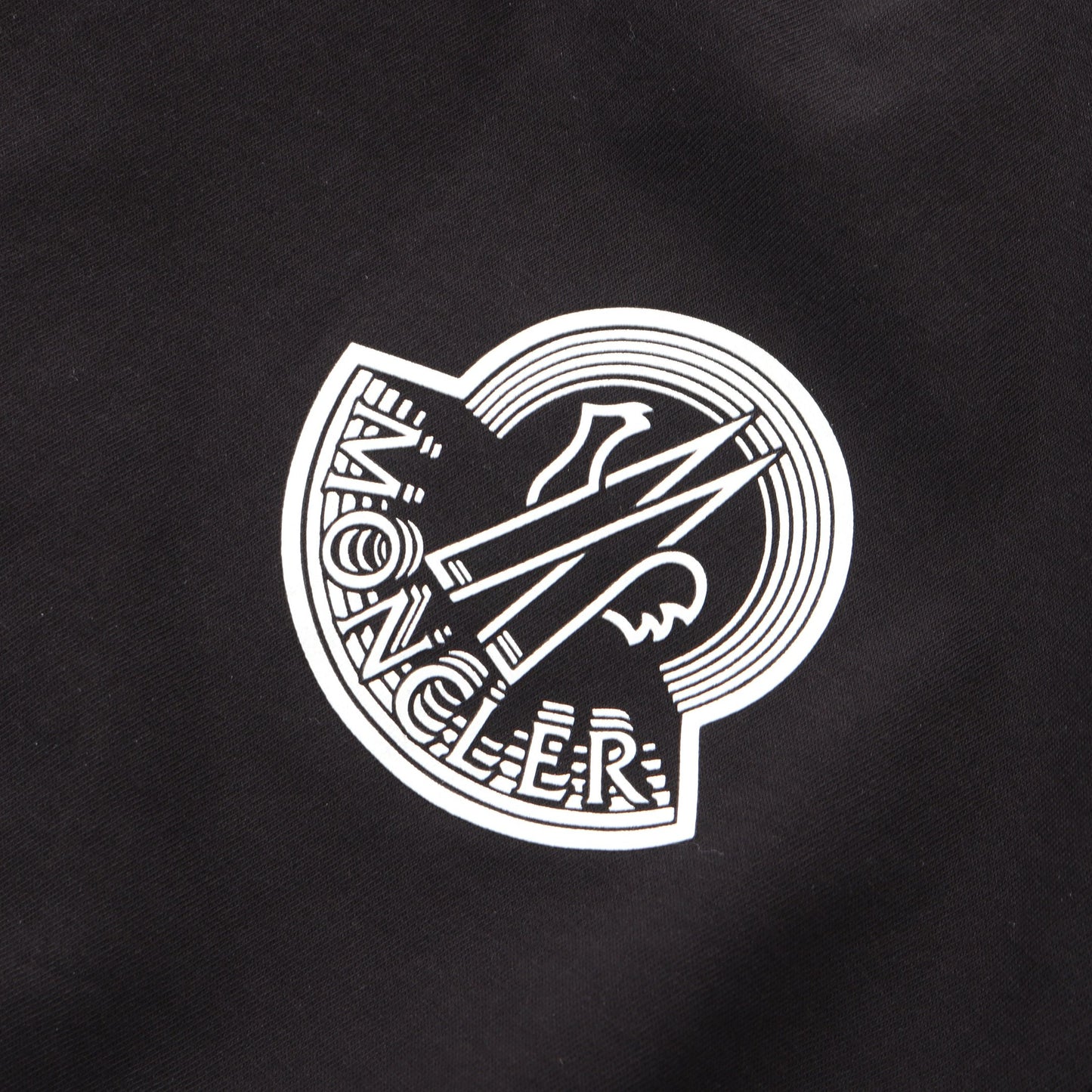 ロゴプリント 半袖Tシャツ コットン ブラック モンクレール