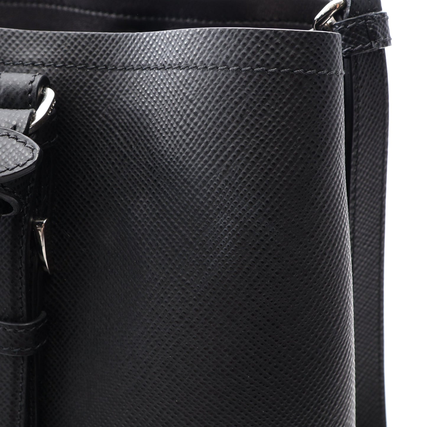 SAFFIANO CUIR 2WAY ハンドバッグ トートバッグ サフィァーノレザー ブラック プラダ