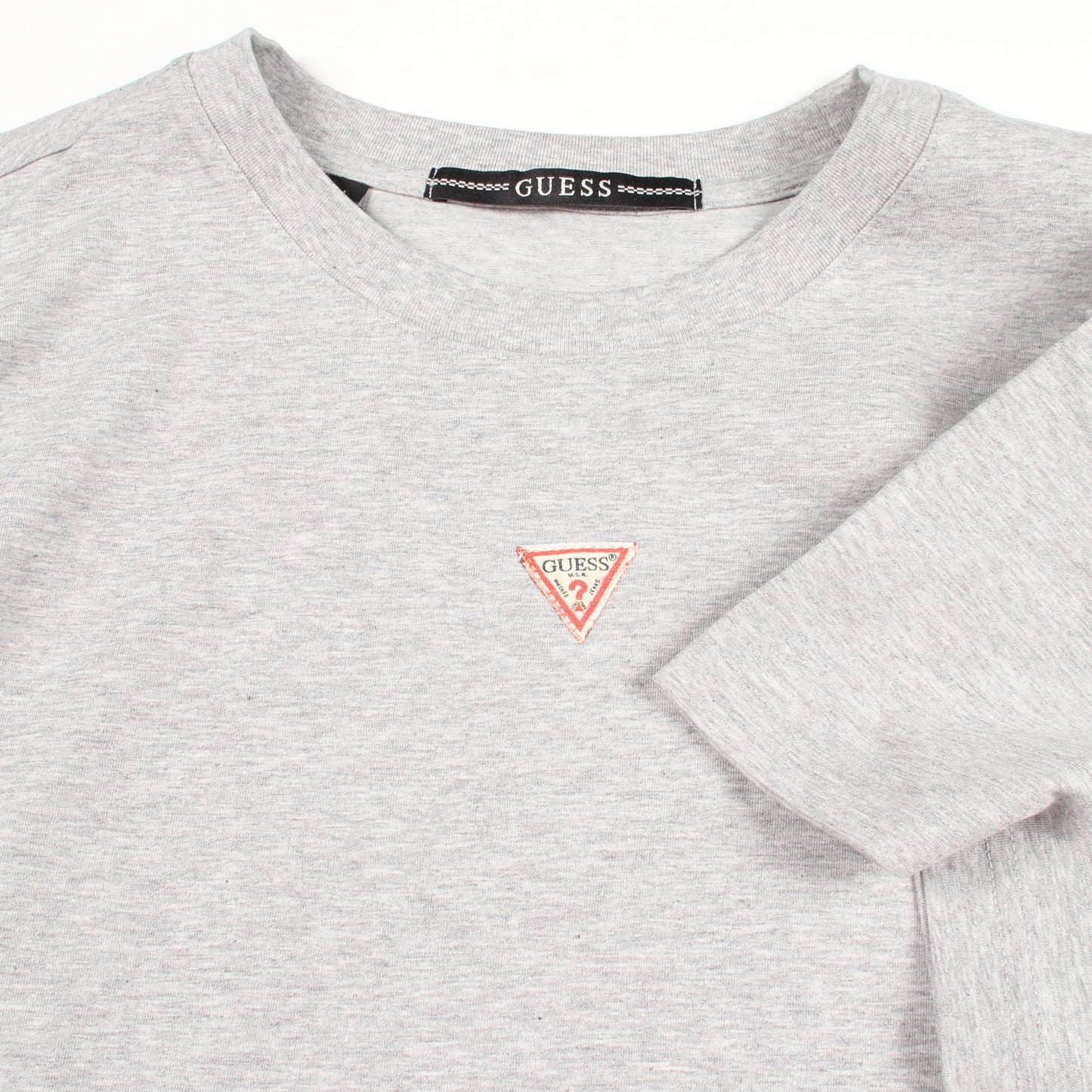 ロゴプリント 半袖Tシャツ コットン グレー ゲス