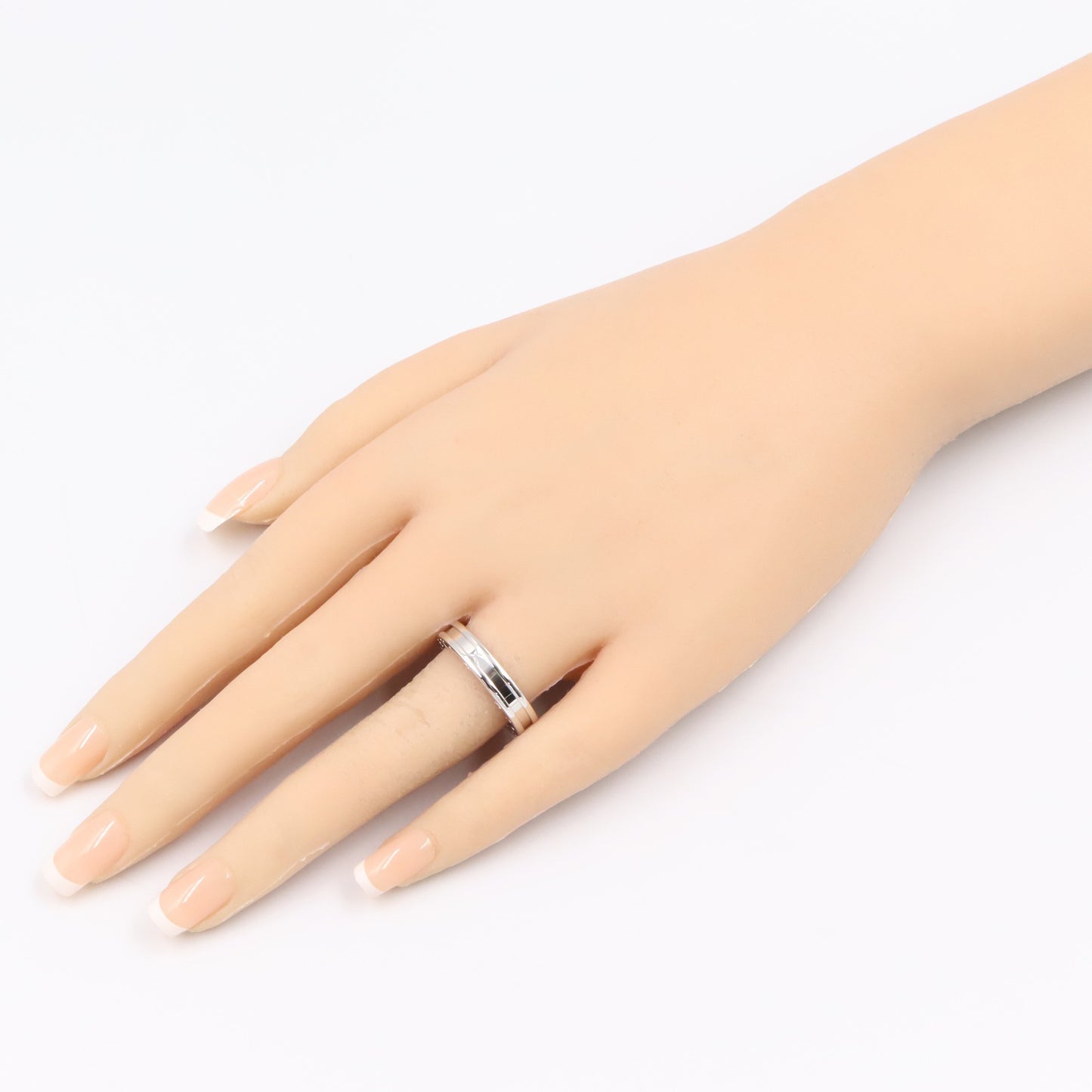 B-zero1 ビーゼロワン リング 1バンド リング 指輪 K18WG ホワイトゴールド ブルガリ アクセサリー BVLGARI