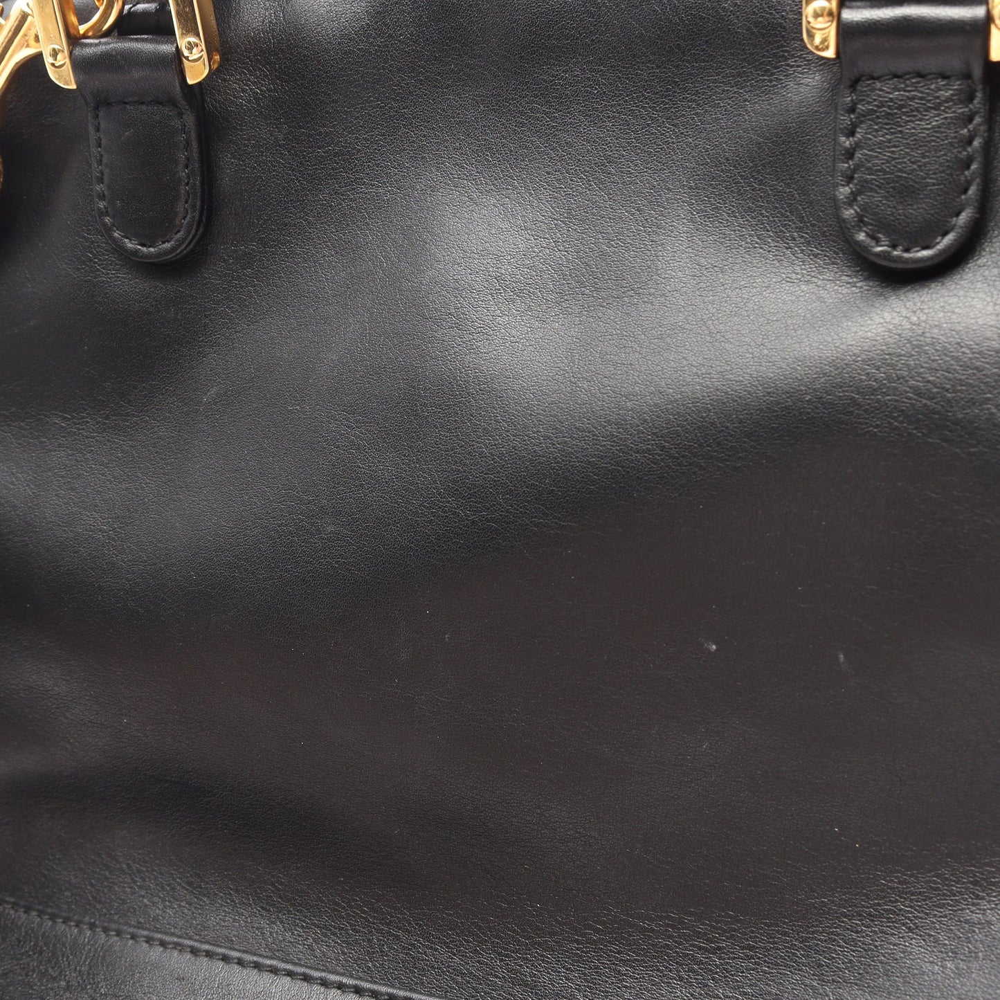 アナグラム 2WAY ハンドバッグ レザー ブラック ロエベ バッグ LOEWE