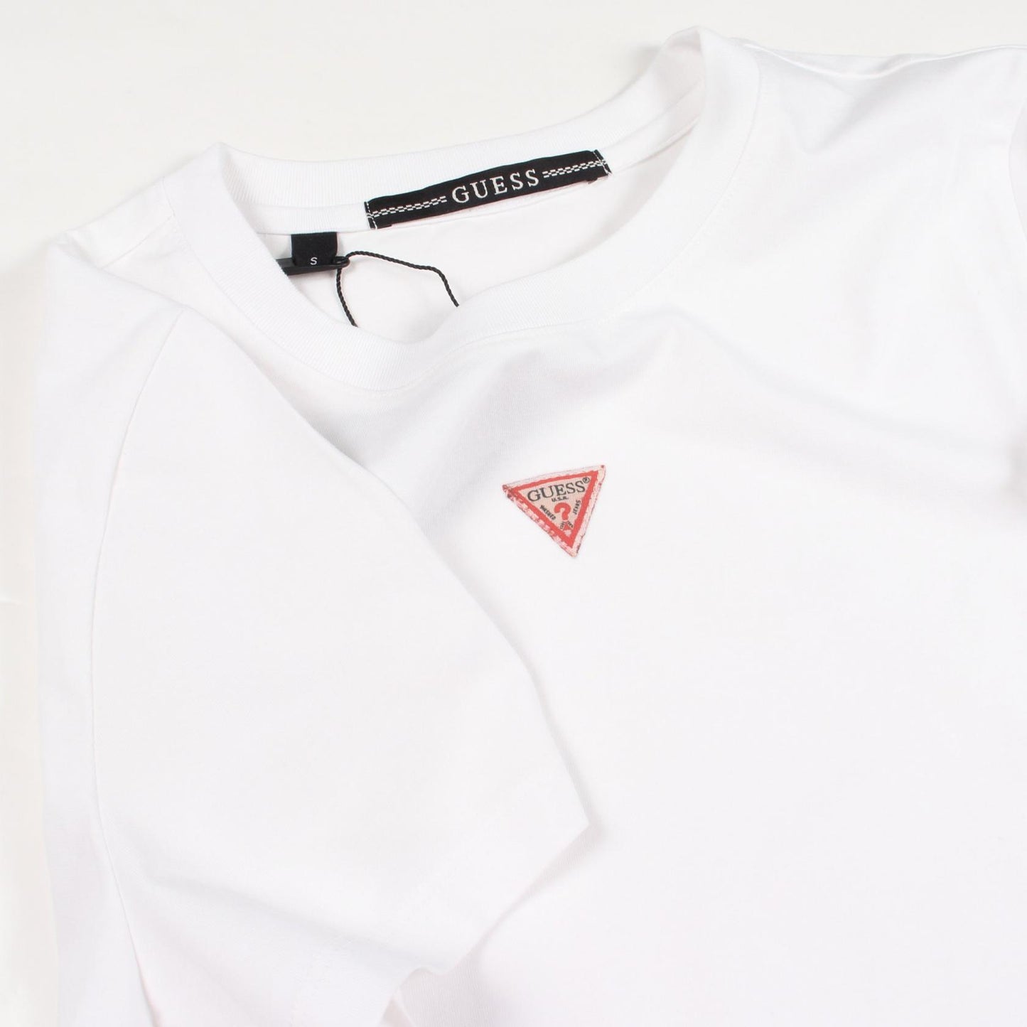 ロゴプリント 半袖Tシャツ コットン ホワイト ゲス