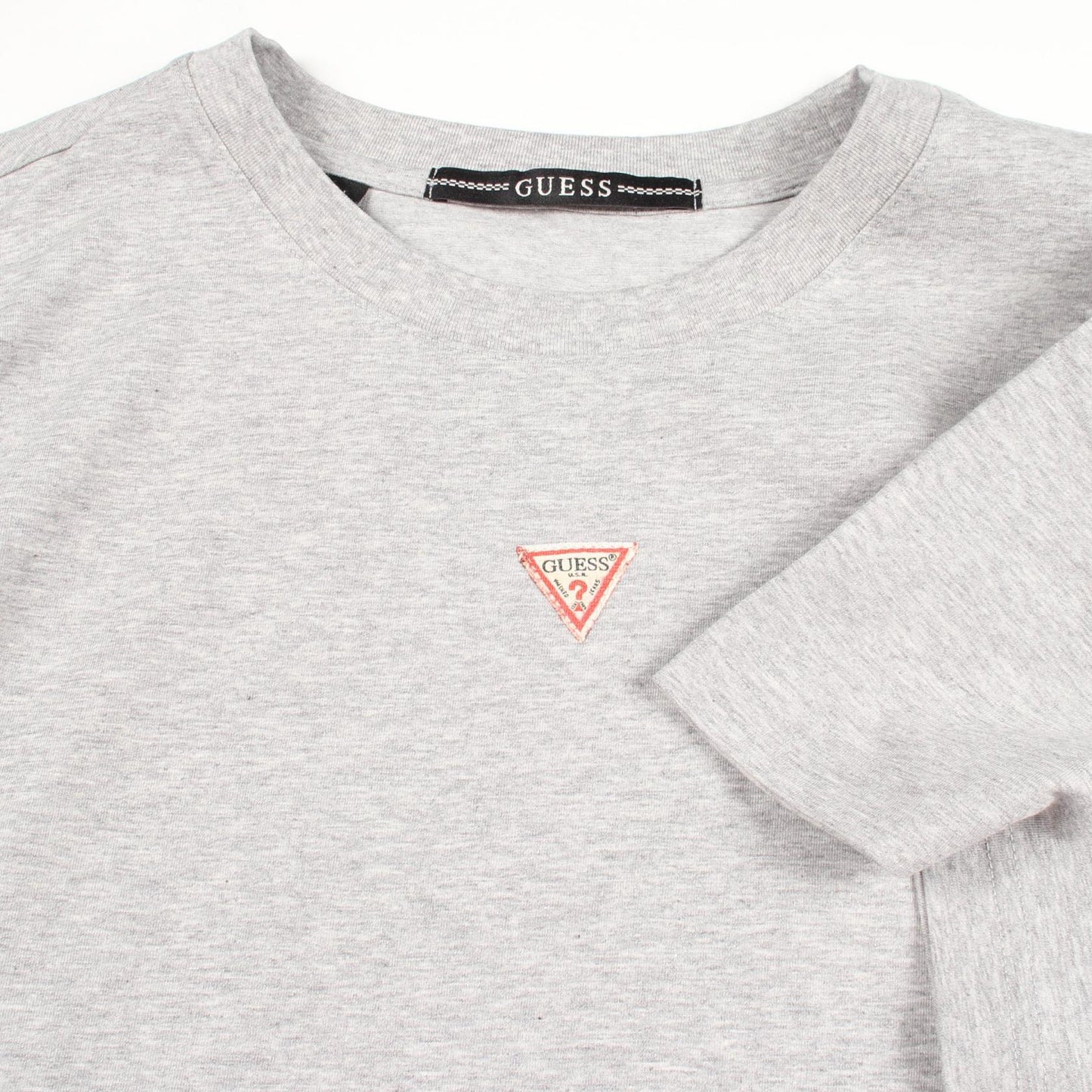 ロゴプリント 半袖Tシャツ コットン グレー ゲス