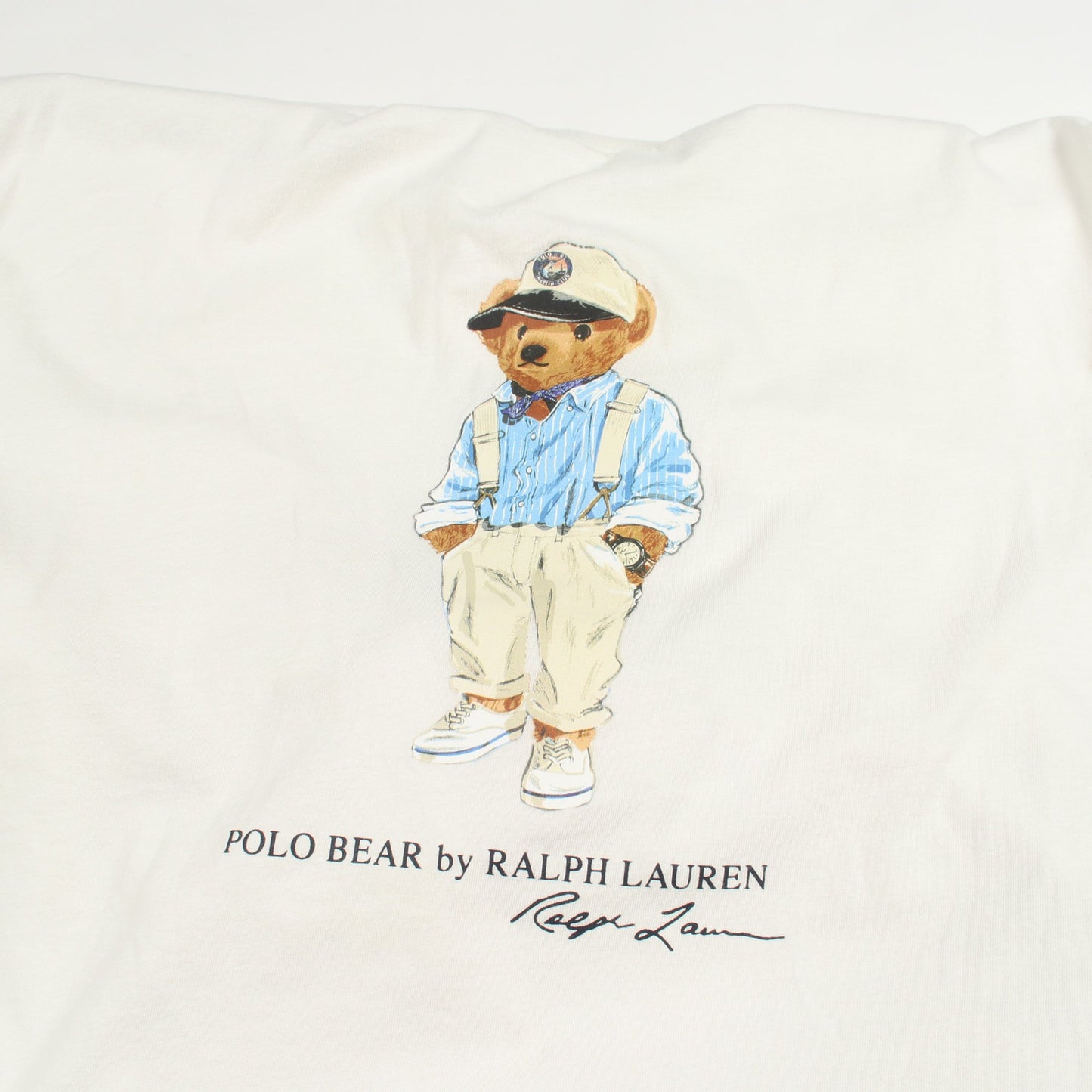 ポロベア 半袖Tシャツ コットン ホワイト マルチカラー ポロラルフローレン