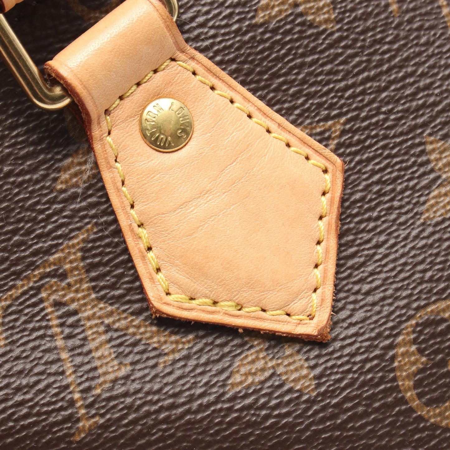 スピーディ25 モノグラム ハンドバッグ PVC レザー ブラウン ルイヴィトン バッグ LOUIS VUITTON