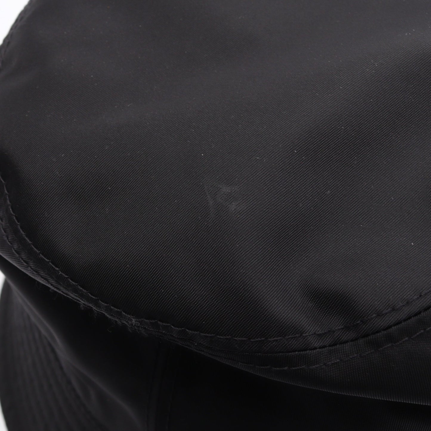Re-Nylon トライアングルロゴ バケット ハット 帽子 ナイロン ブラック プラダ