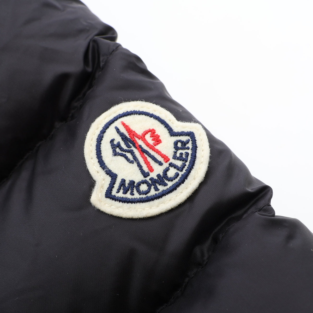 HIRMA イルマ フード付き キッズ ダウンコート ナイロン ブラック モンクレール アウター MONCLER