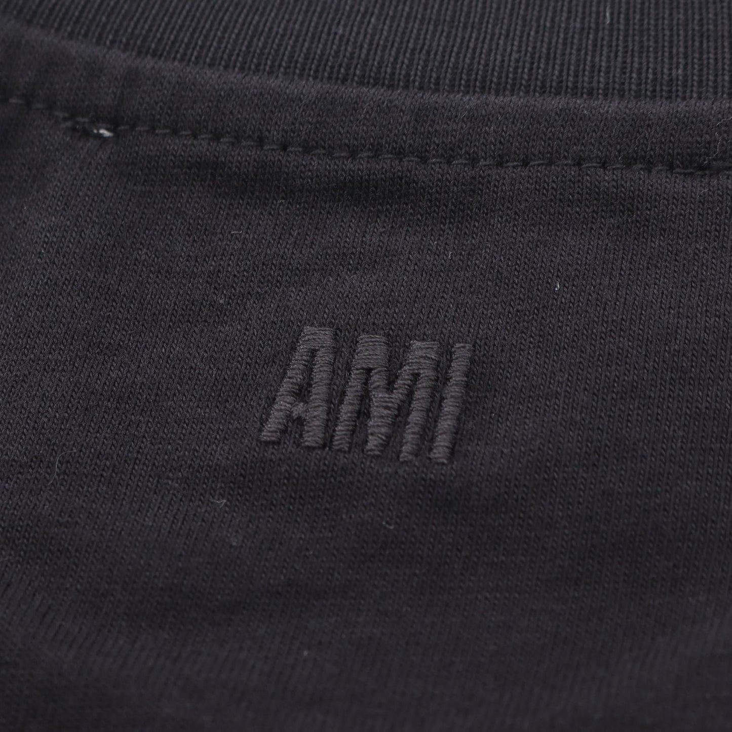AMI DE COEUR 半袖Tシャツ コットン ブラック アミアレクサンドルマテュッシ