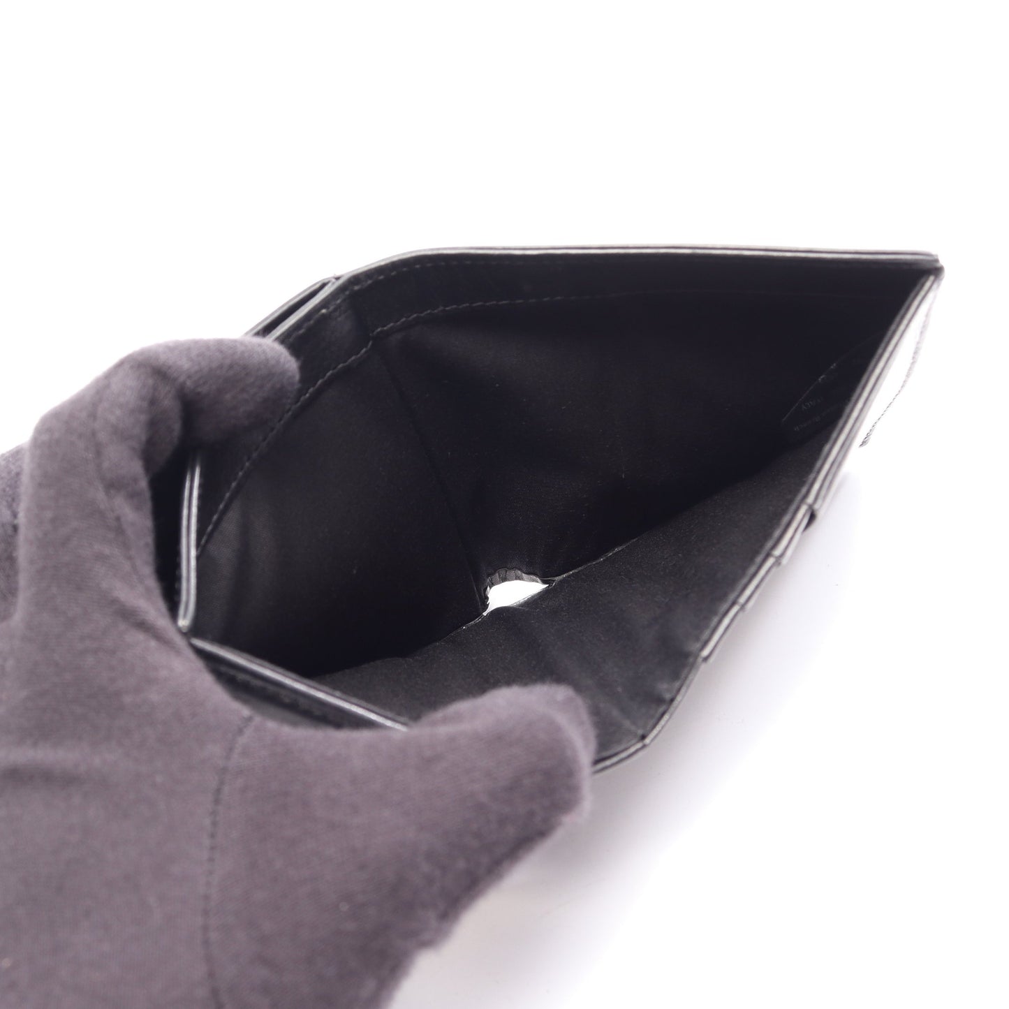 4ステッチ 二つ折り財布 レザー ブラック メゾンマルジェラ11 財布・小物 Maison Margiela 11