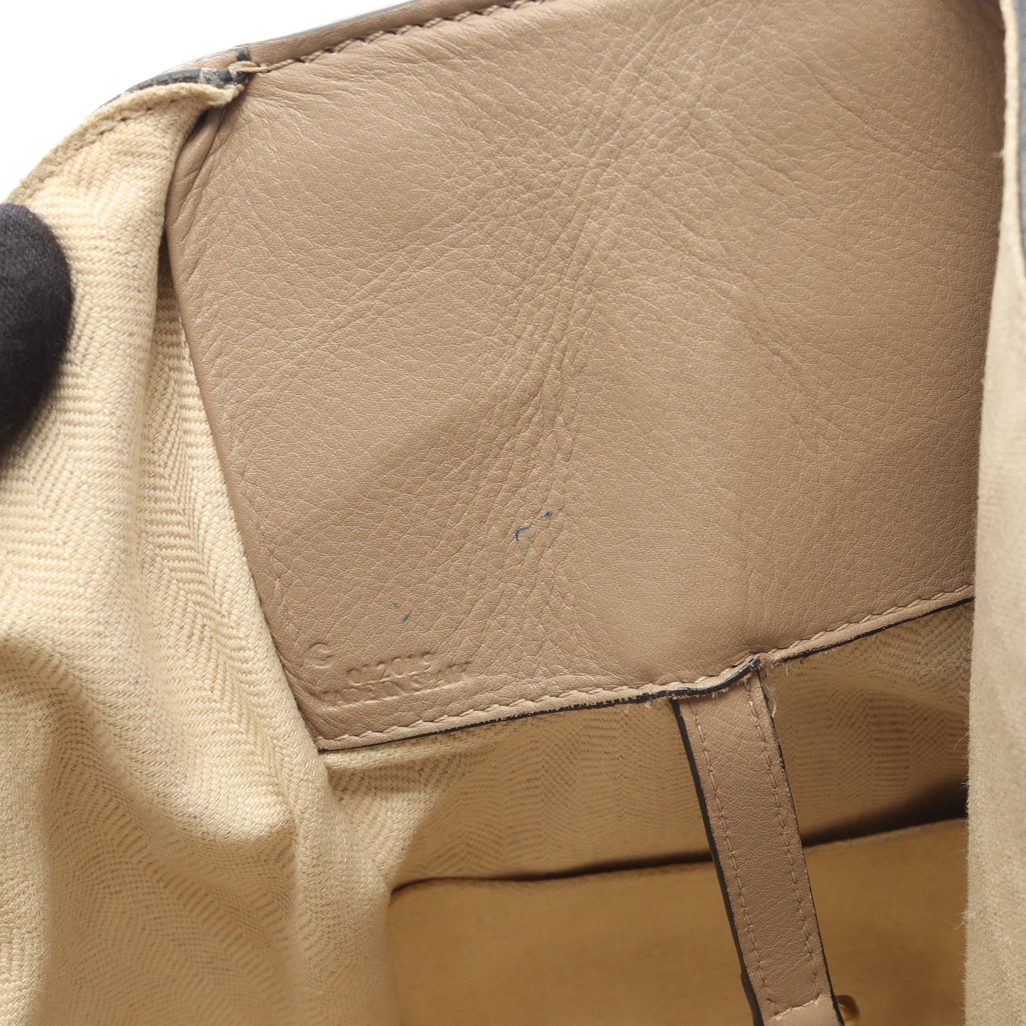 HAMMOCK SMALL ハンモック スモール 2WAY ハンドバッグ レザー グレーベージュ ロエベ