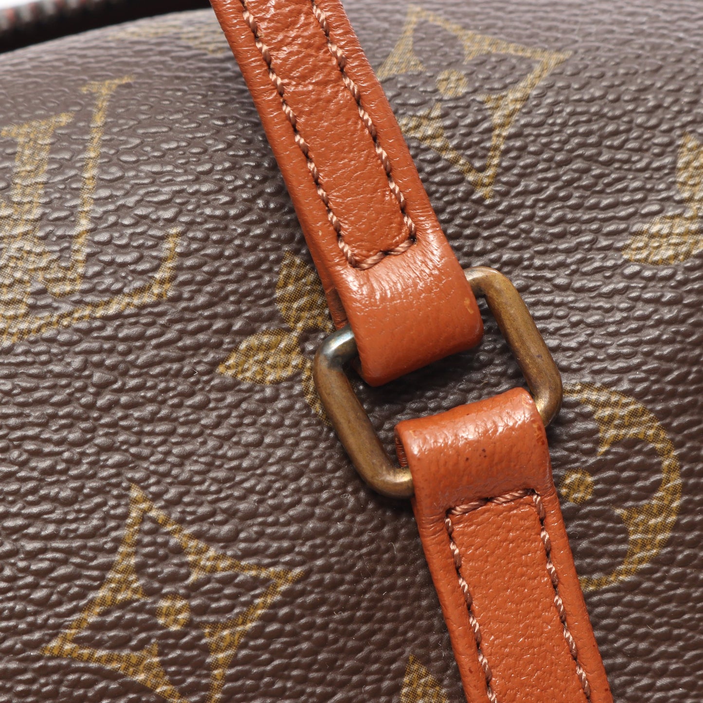 パピヨン26 モノグラム 旧型 ハンドバッグ PVC レザー ブラウン ルイヴィトン