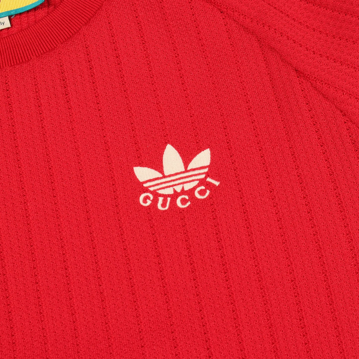 GUCCI × adidas 半袖 カットソー レッド グリーン グッチ