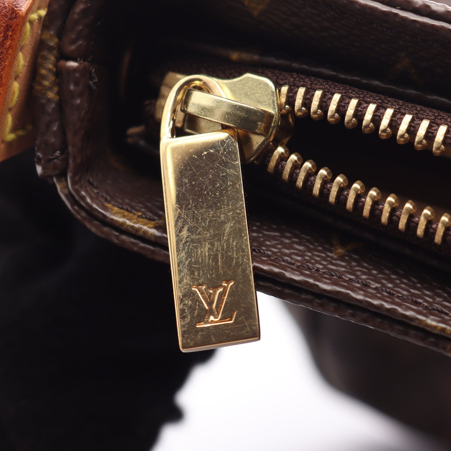 ルーピングMM モノグラム ショルダーバッグ PVC レザー ブラウン ルイヴィトン バッグ LOUIS VUITTON