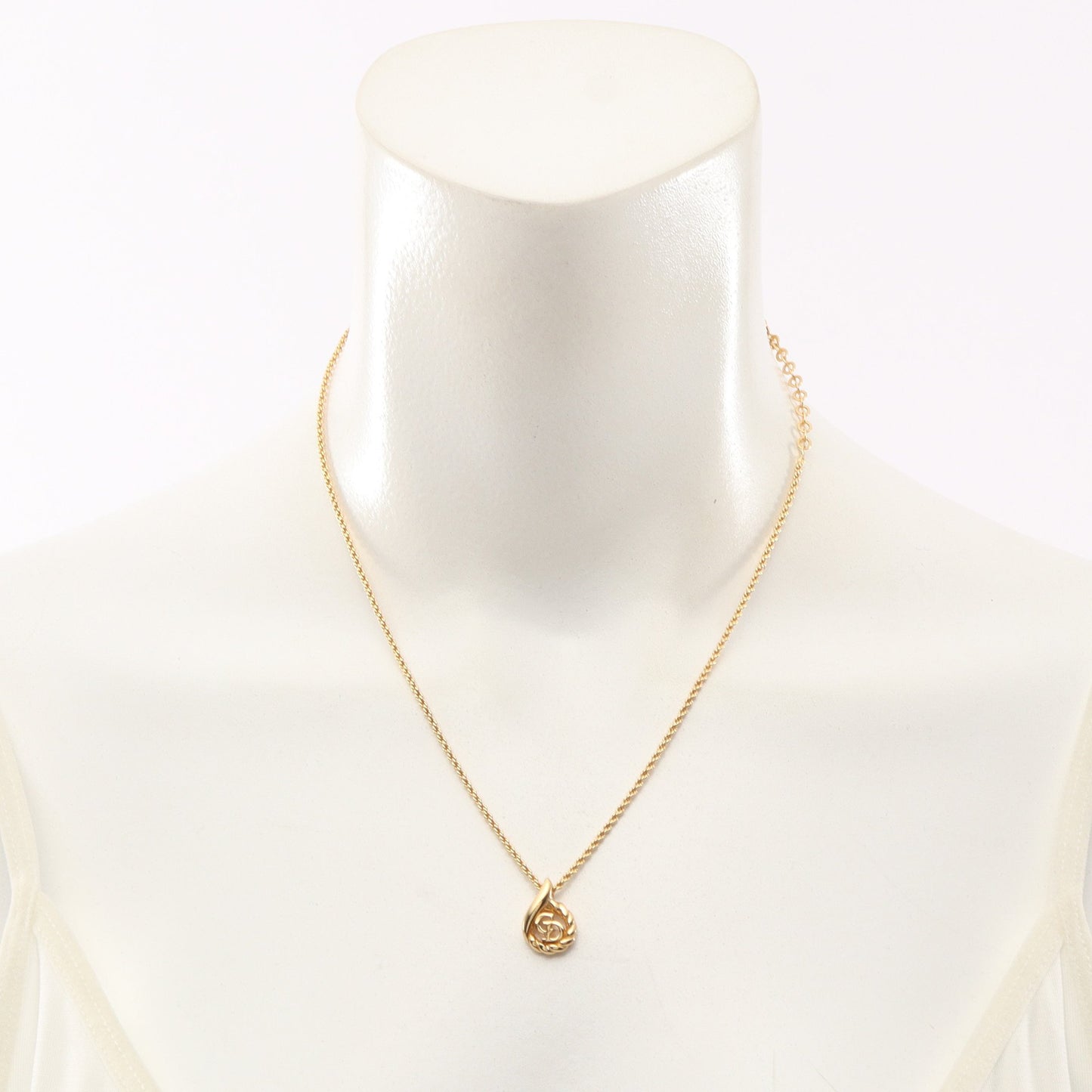 CDロゴ ネックレス GP ゴールド クリスチャンディオール アクセサリー Christian Dior