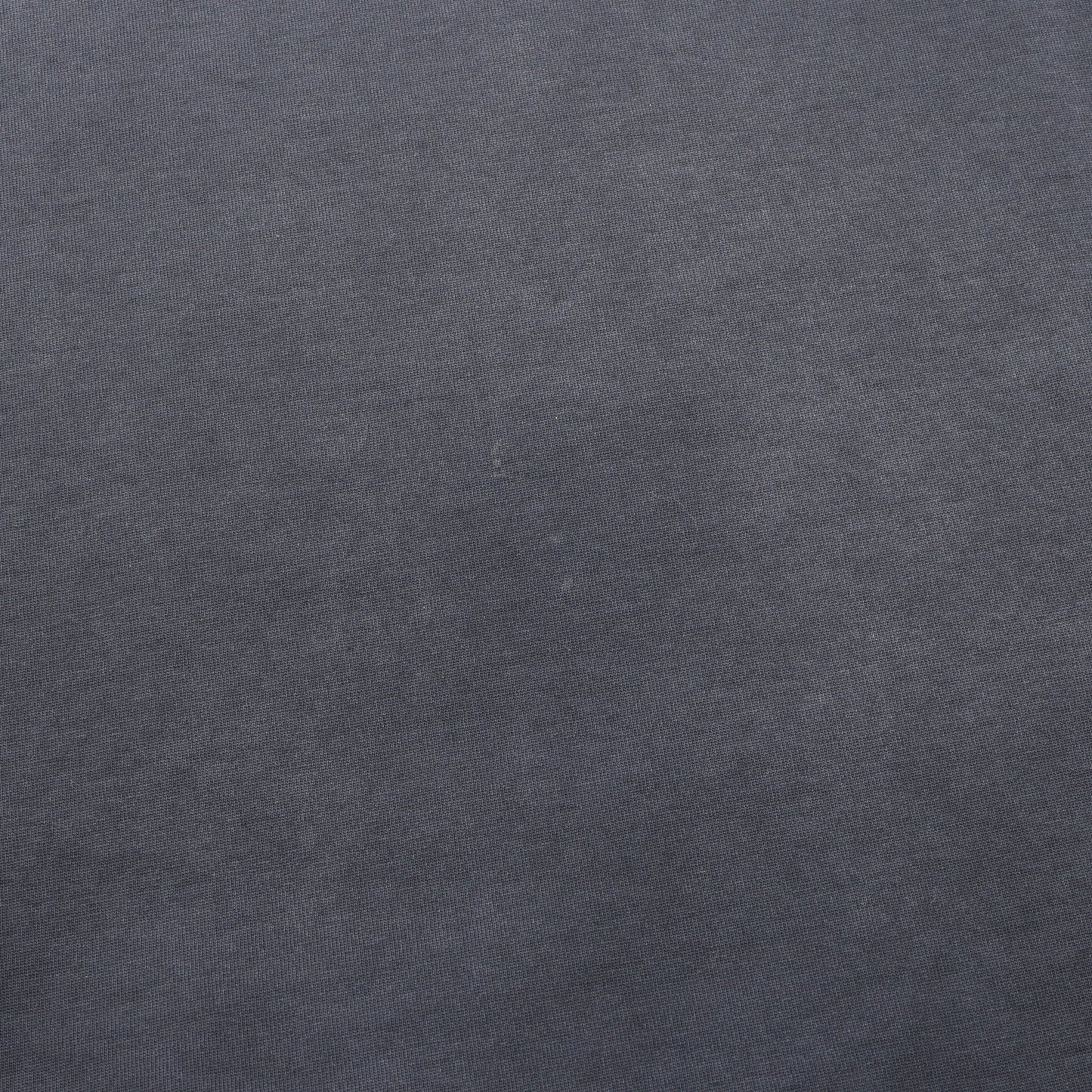 オーバーサイズ オーバーダイ ヴィンテージ加工 ロゴ 半袖Tシャツ コットン ブラック メゾンマルジェラ110