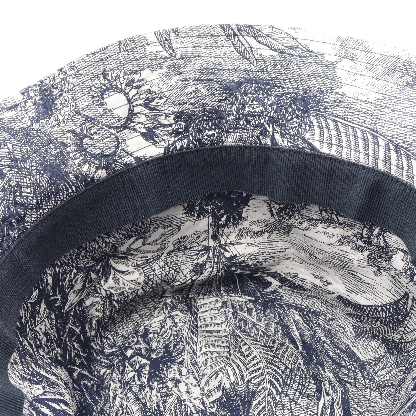 Toile de Jouy トワル ドゥ ジュイ バケット ハット 帽子 オフホワイト ネイビー クリスチャンディオール 財布・小物 Christian Dior