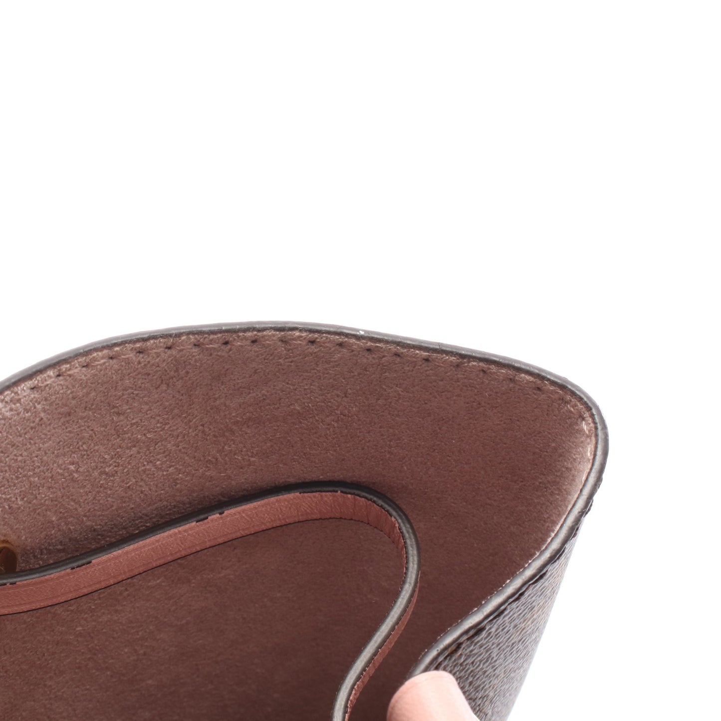 ネオノエ モノグラム ローズプードル ショルダーバッグ PVC レザー ブラウン ライトピンク ルイヴィトン バッグ LOUIS VUITTON