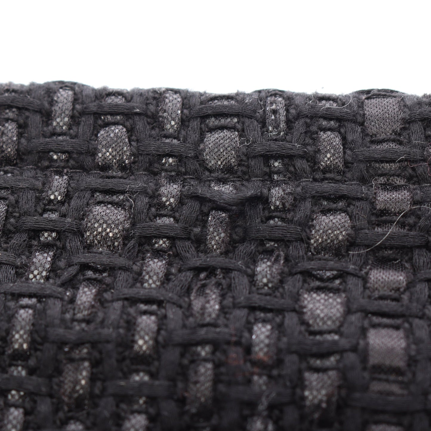 ココマークボタン ツイード スカート コットン ナイロン ブラック シャネル