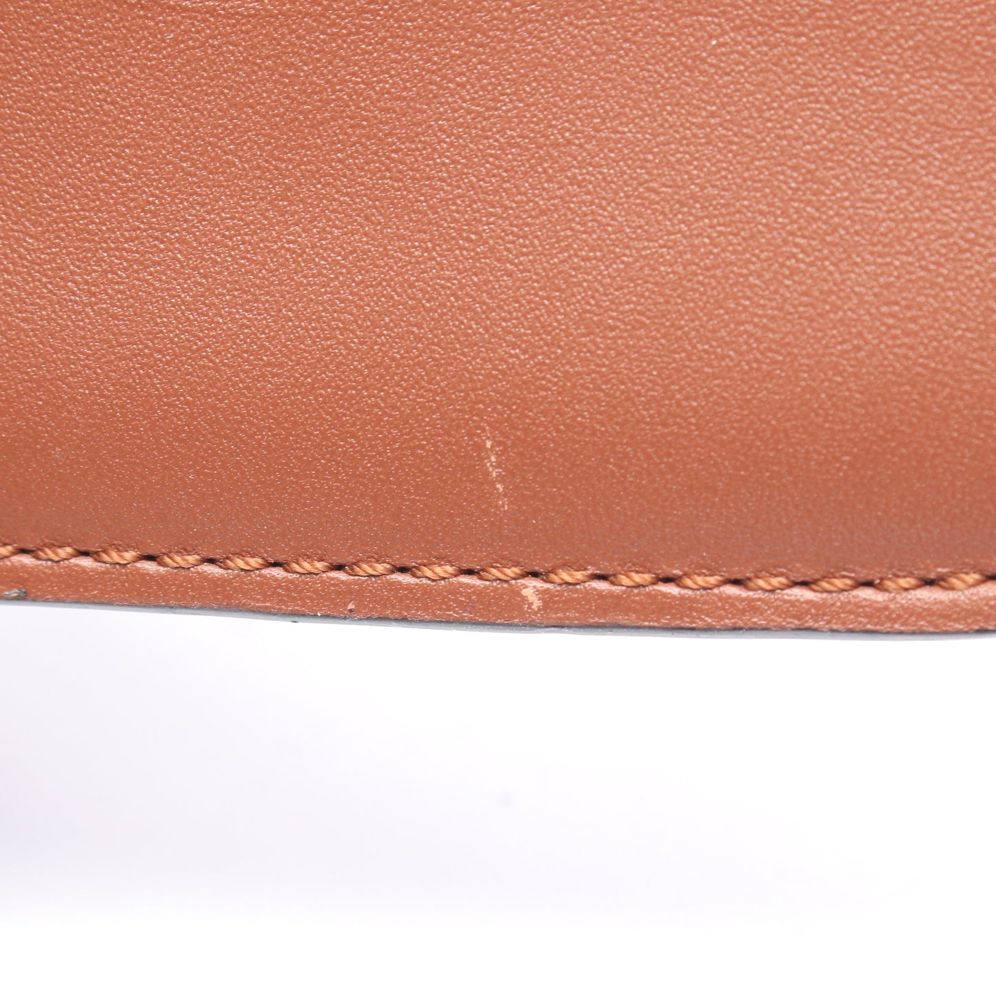 GUSSET FLAT CROSSBODY ガセット フラット クロスボディバッグ ショルダーバッグ レザー ブラウン ダークブラウン ロエベ