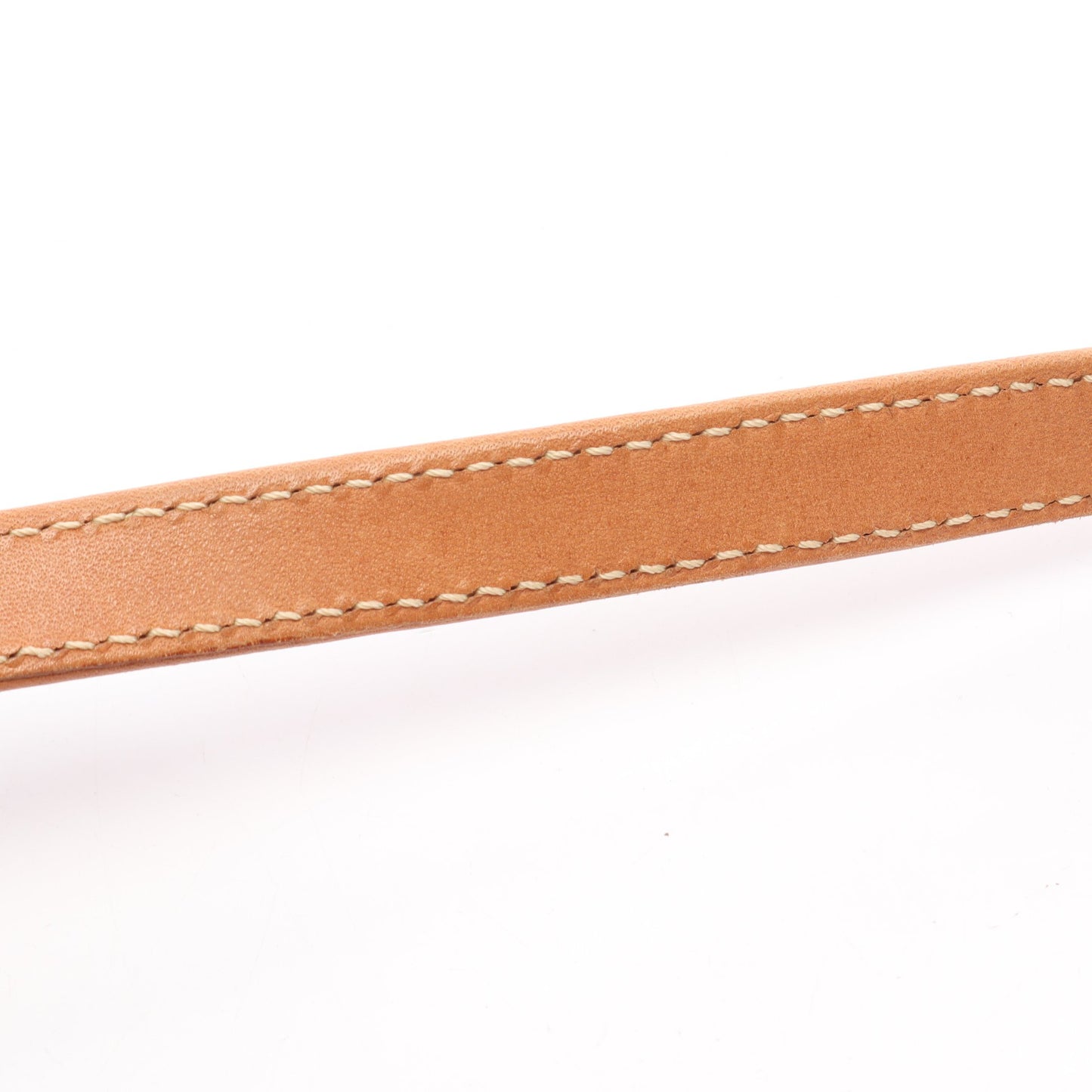 マカダム ショルダーバッグ PVC レザー ダークブラウン ベージュ セリーヌ