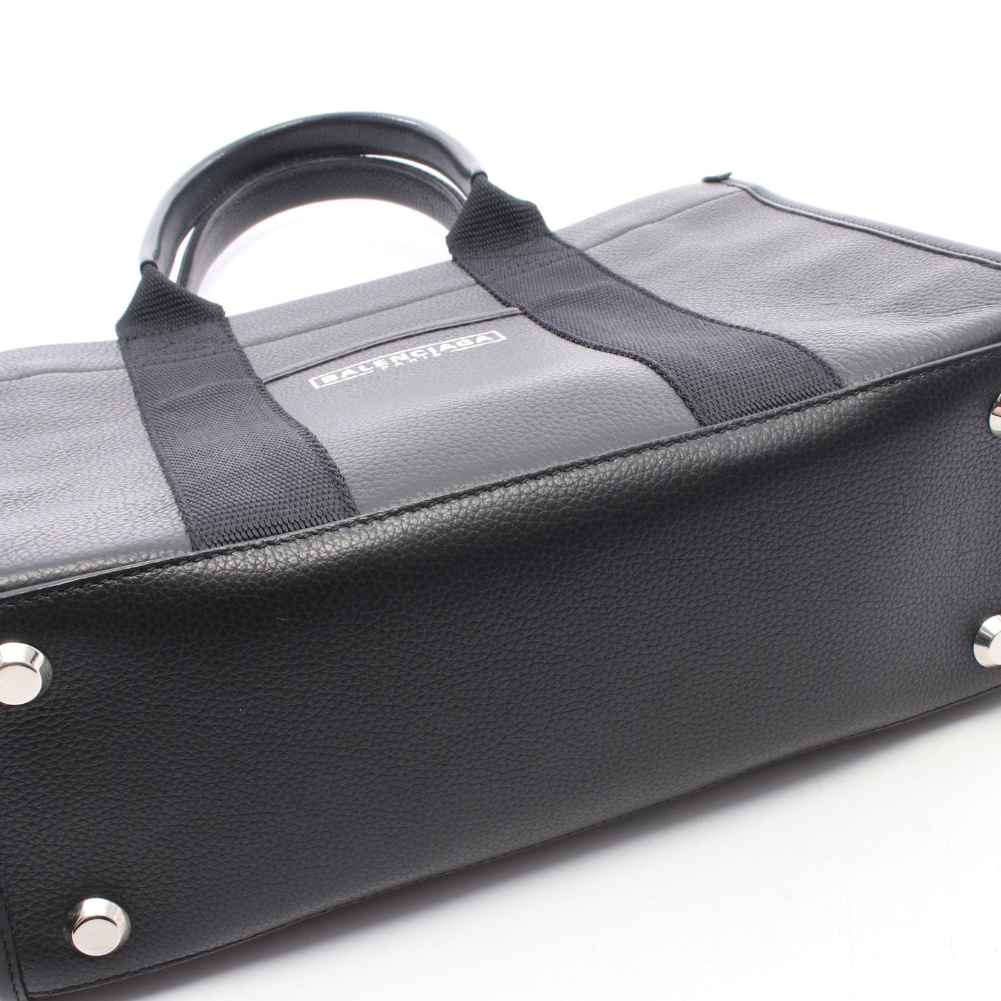HARDWARE TOTE S 2WAY ハンドバッグ トートバッグ レザー ブラック バレンシアガ