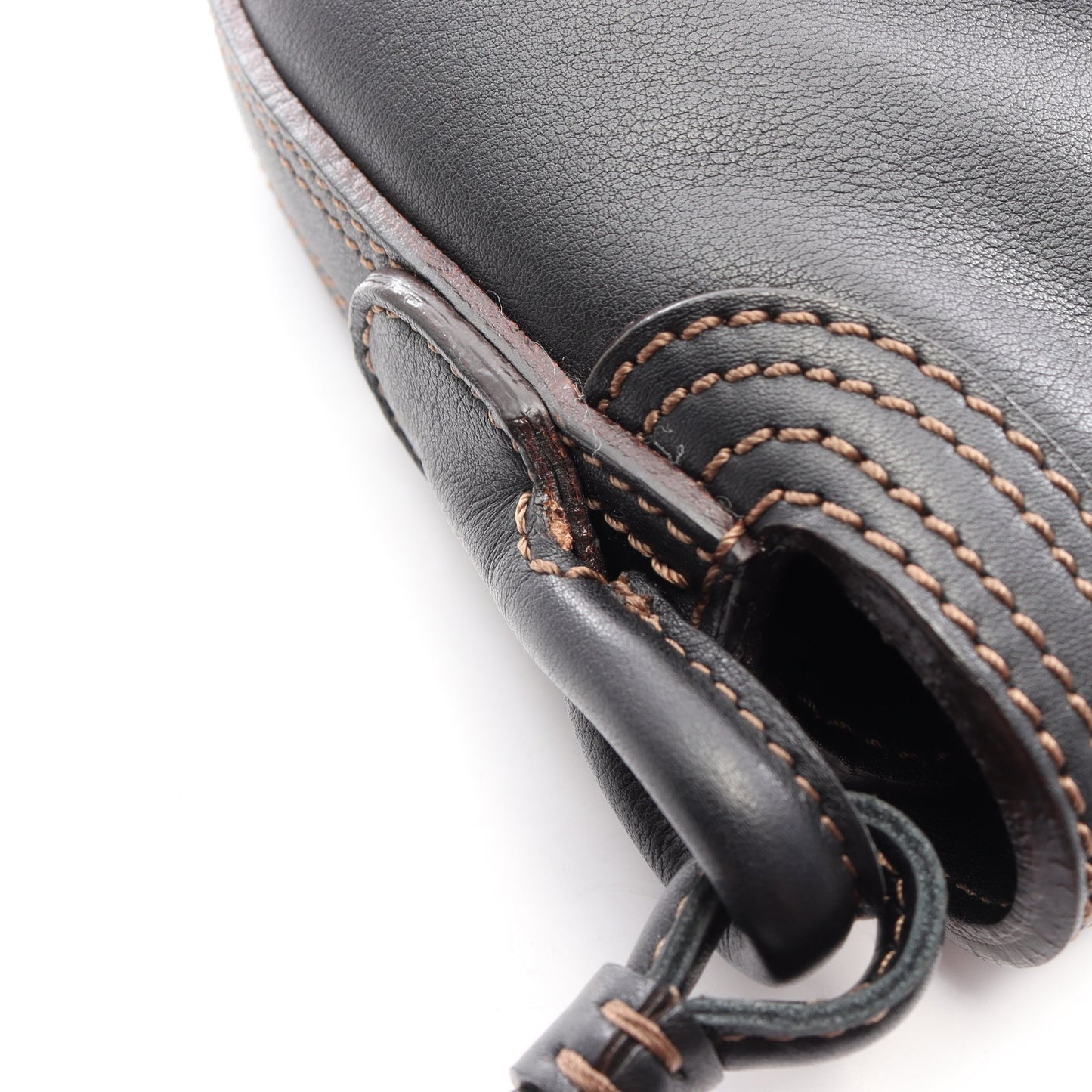 ワンショルダーバッグ レザー ブラック ロエベ バッグ LOEWE