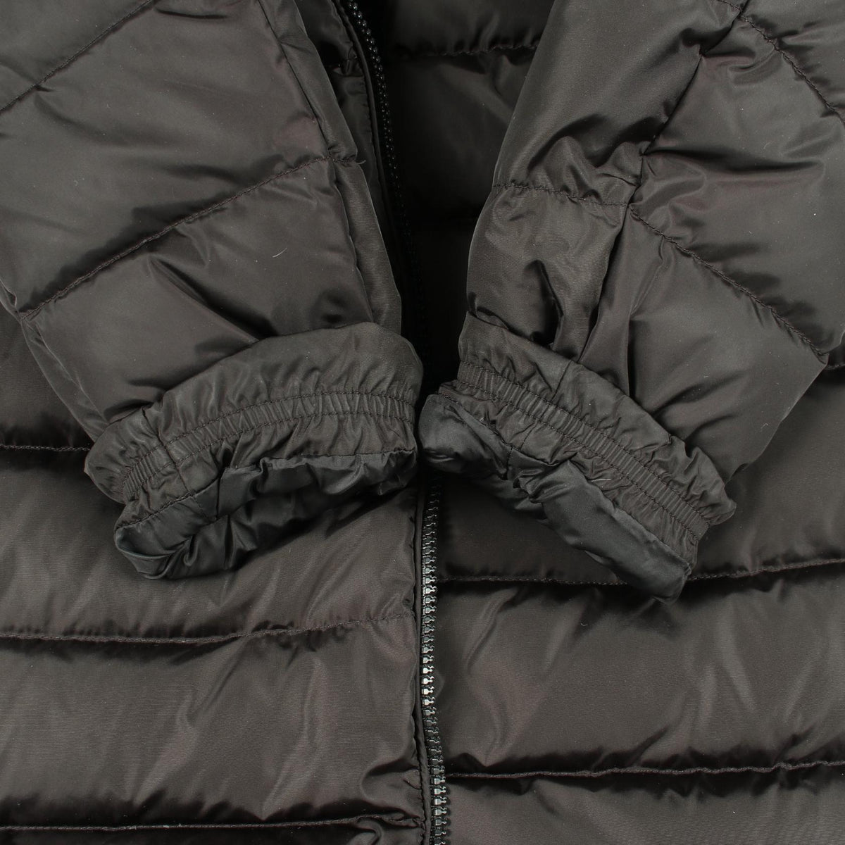 FLAMMETTE フラメッテ フード付き ダウンコート ナイロン ブラック モンクレール アウター MONCLER