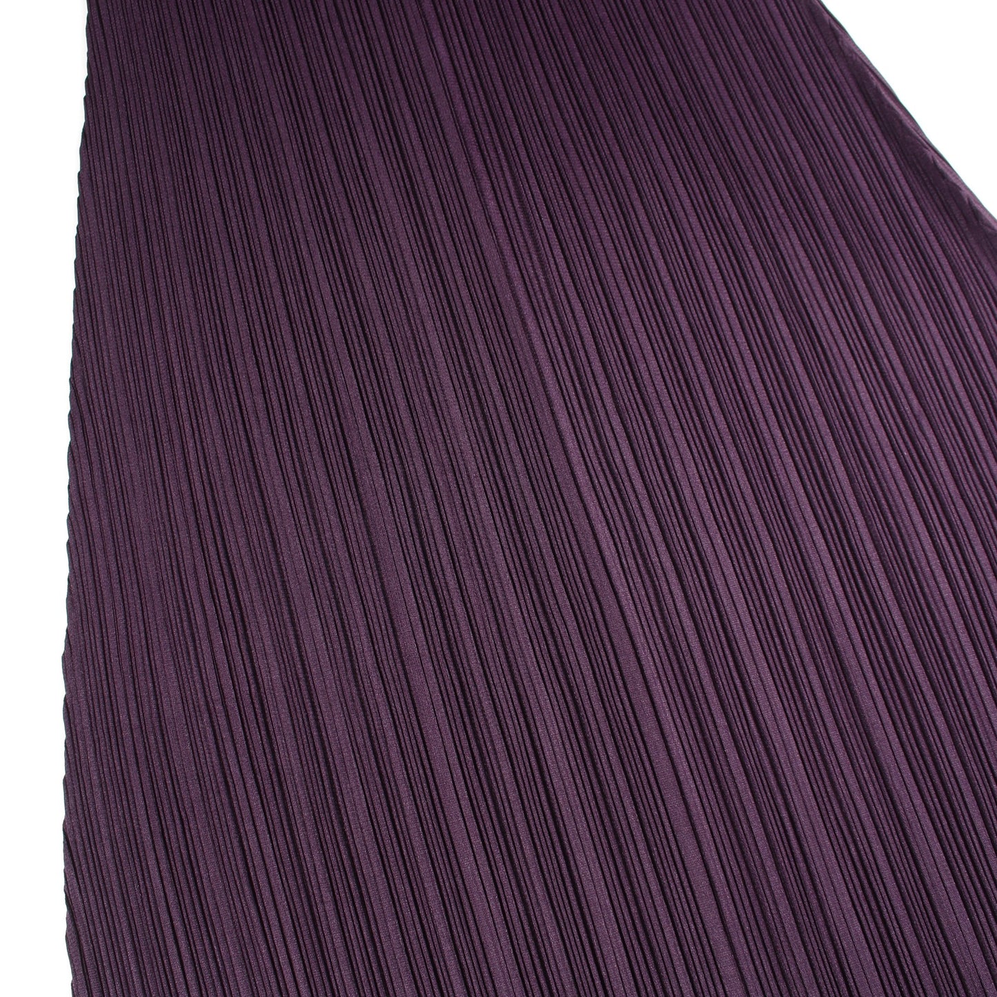 プリーツ ノースリーブ ワンピース ダークパープル プリーツプリーズ
