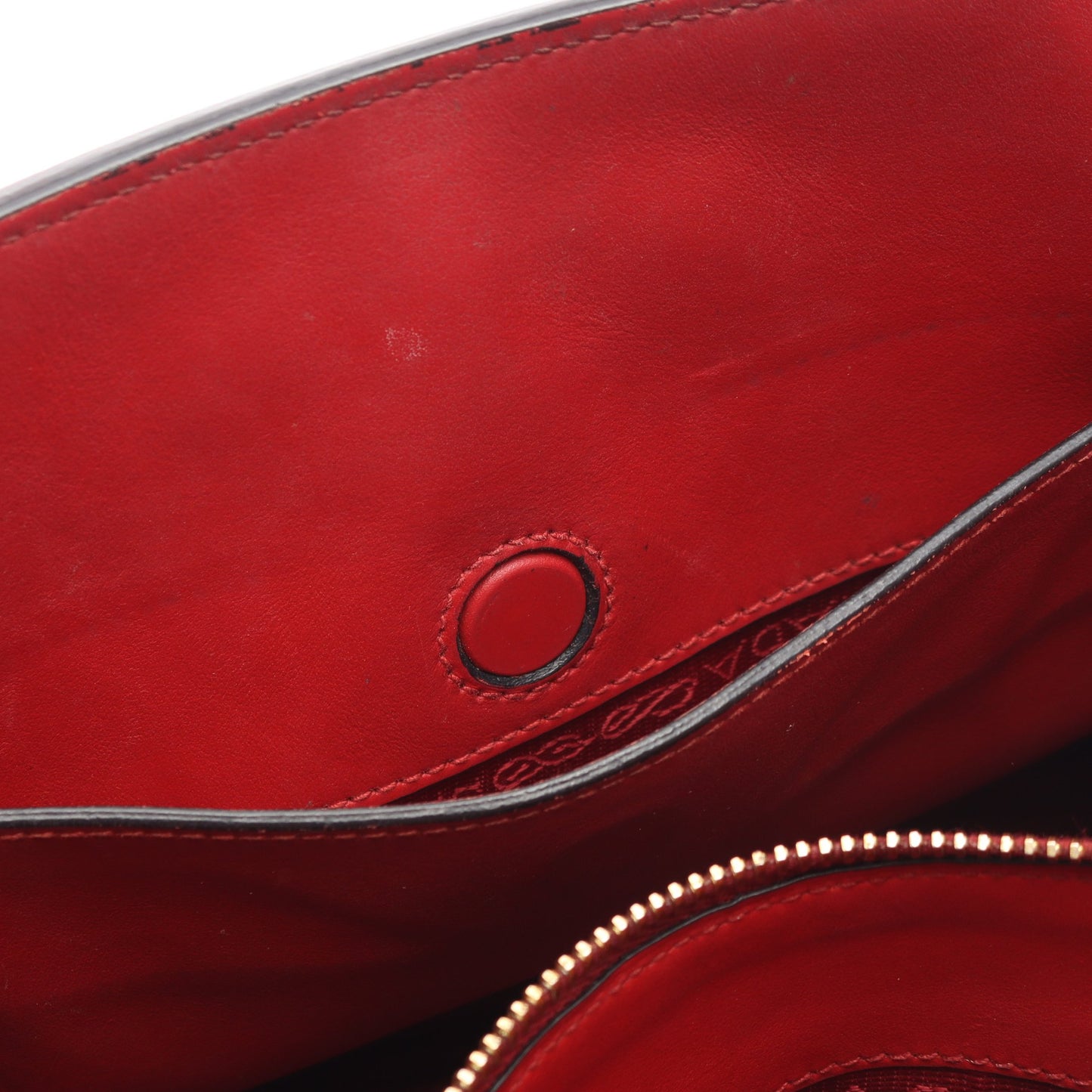 SAFFIANO CUIR C モノクローム 2WAY ハンドバッグ サフィアーノレザー レッド プラダ