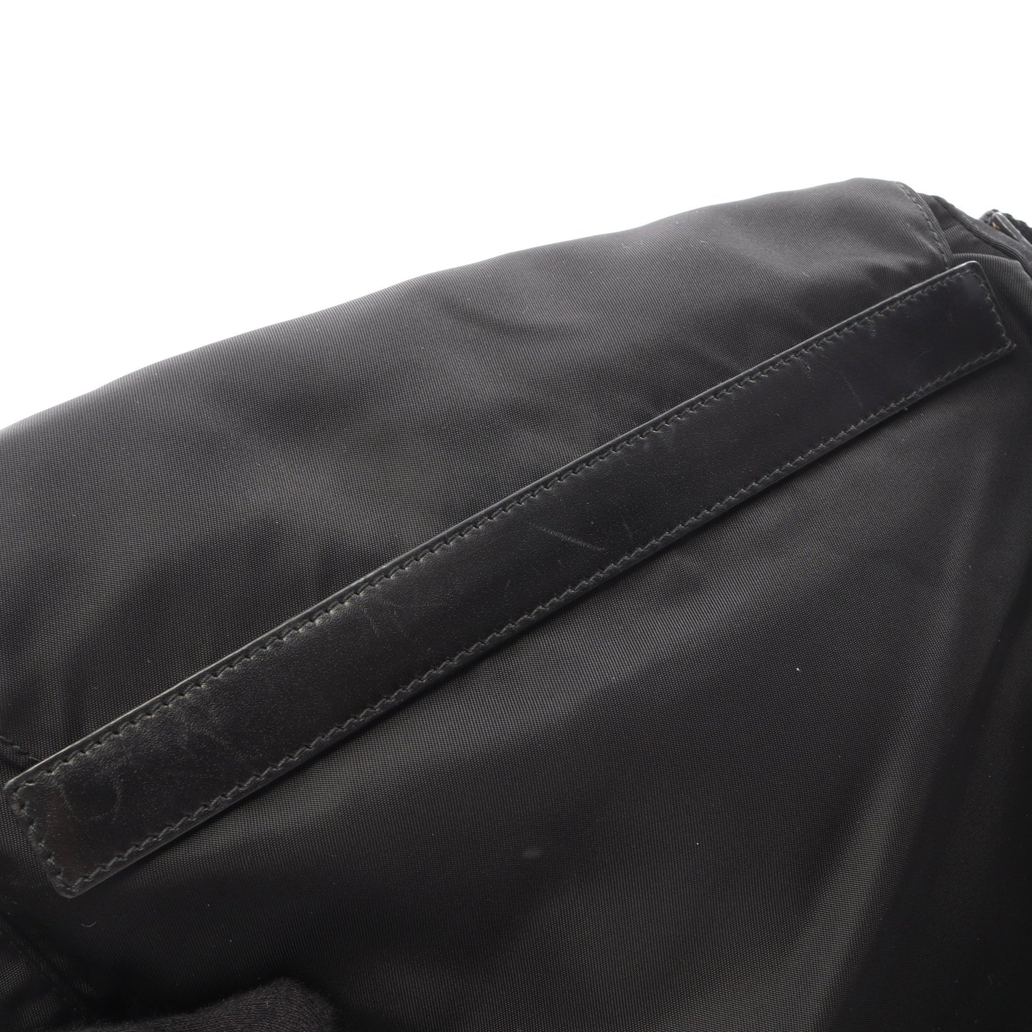 VELA SPORT ショルダーバッグ ナイロン レザー ブラック プラダ