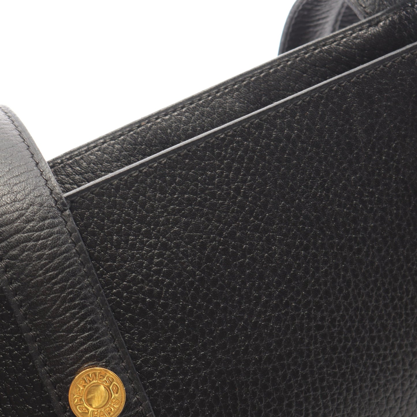 ソルボンヌ ショルダーバッグ トートバッグ アルデンヌ ブラック ゴールド金具 ○Z刻印 エルメス