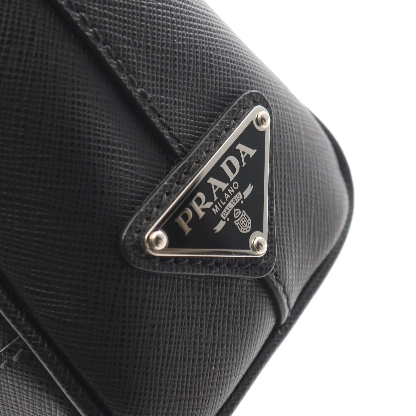 SAFFIANO TRAVEL ショルダーバッグ サフィアーノレザー ブラック プラダ
