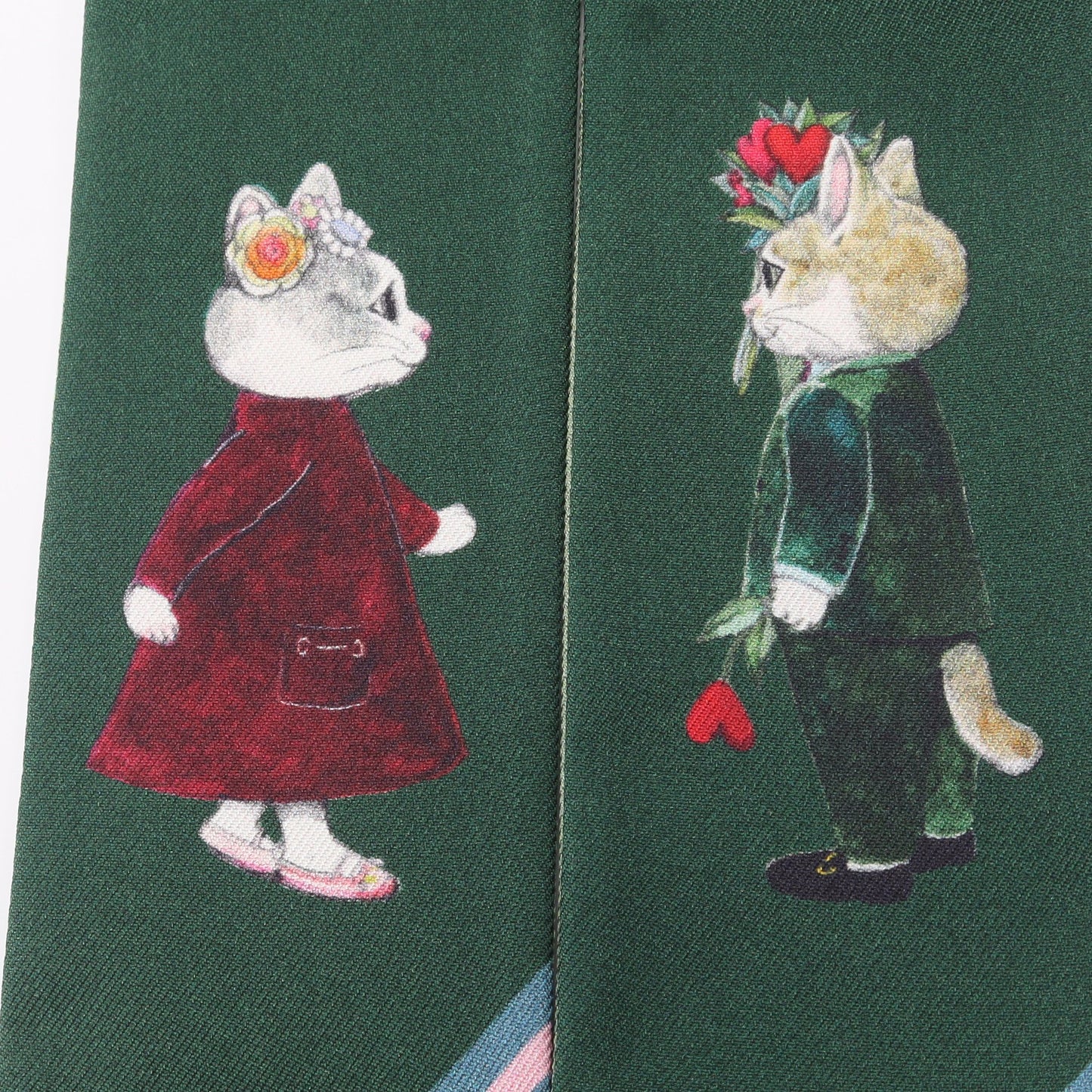 GUCCI × ヒグチユウコ リボン スカーフ シルク グリーン グッチ
