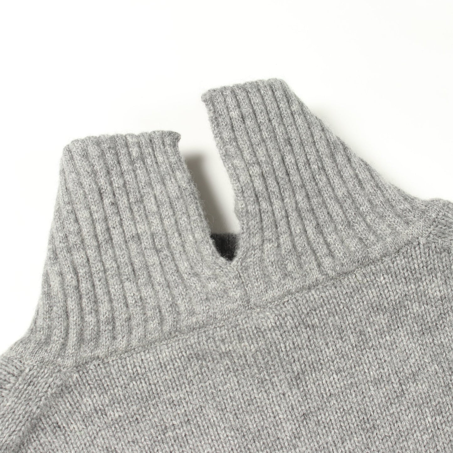 ハイネック ニット カシミヤ コットン グレー ルイヴィトン