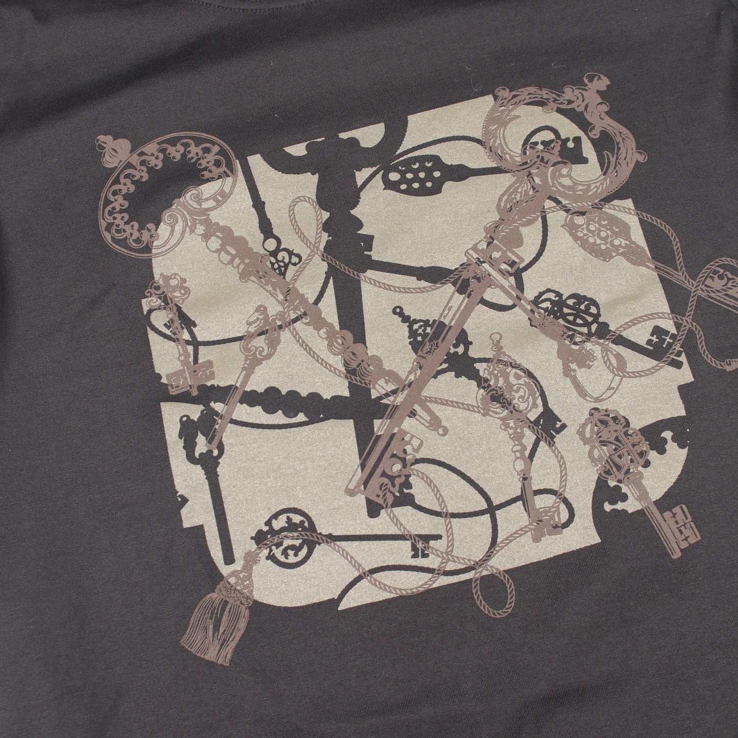 CARTOUCHE DRESS カルトゥッシュ Tシャツ ワンピース コットン ブラック エルメス